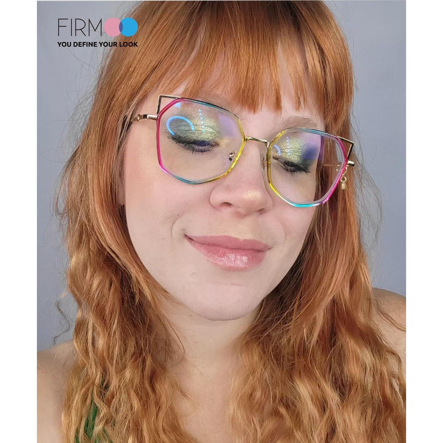 Gafas de luz azul Firmoo Cat Eye UV400 para mujeres
