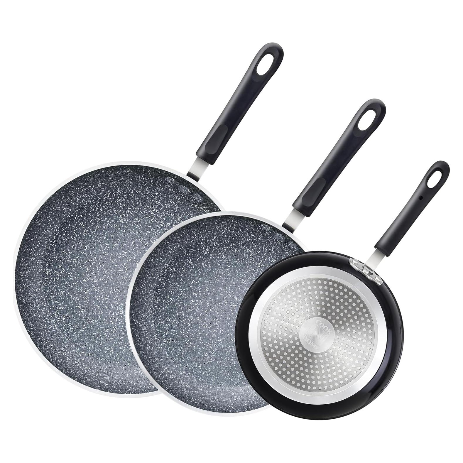 Juego de 3 Sartenes Antiadherentes Cook N Home 20-30 cm