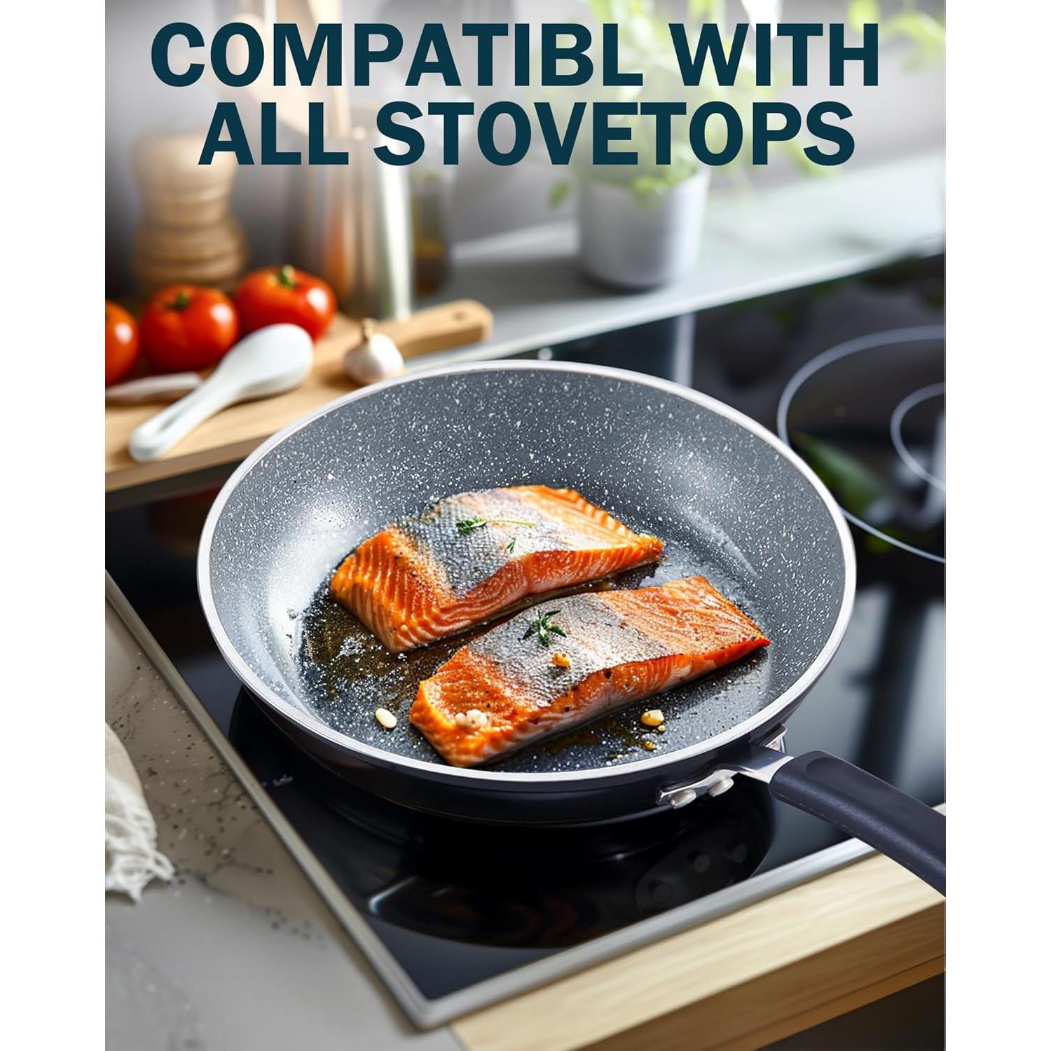 Juego de 3 Sartenes Antiadherentes Cook N Home 20-30 cm