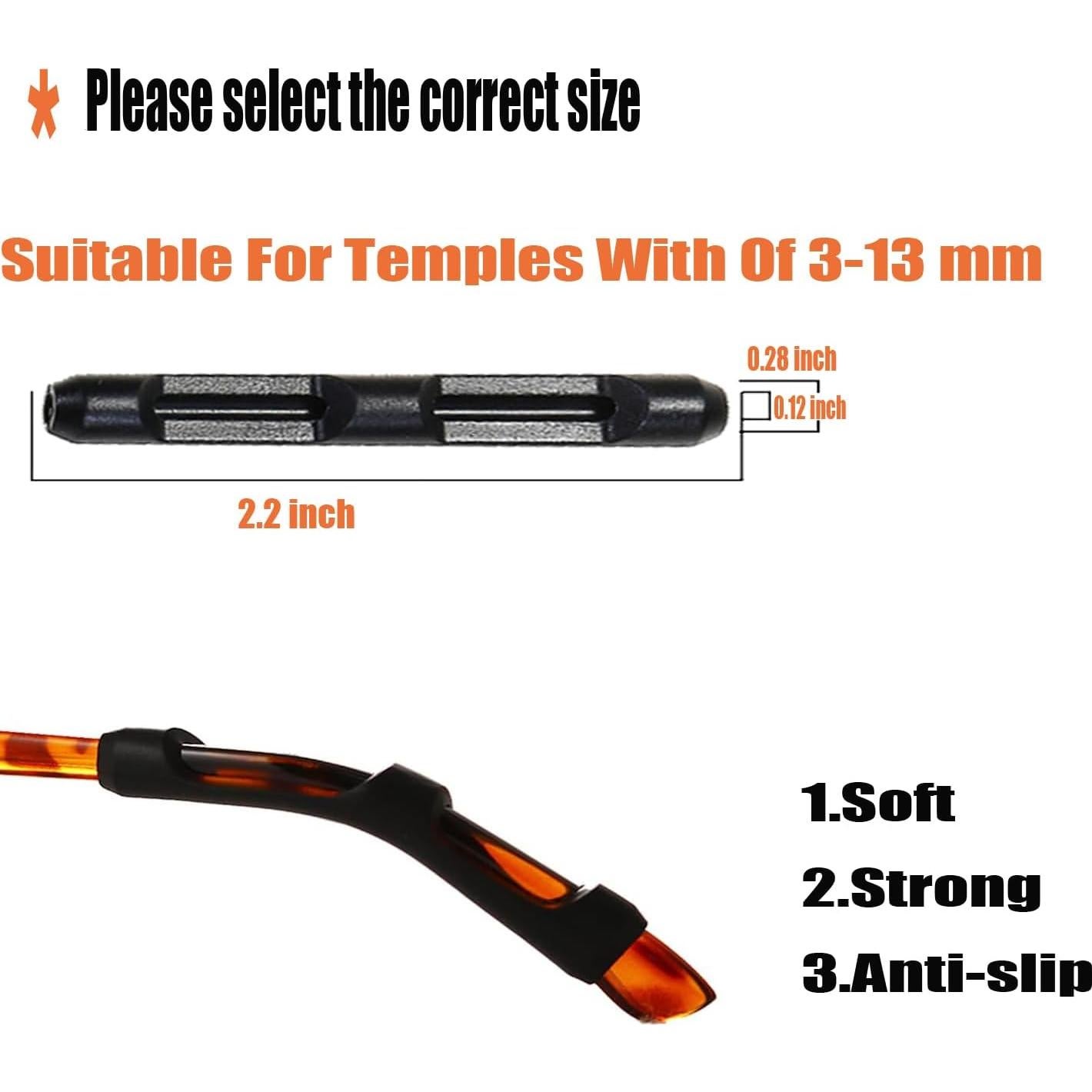 Cojines de Silicona MOLDERP para Gafas - 7 Pares Antideslizantes