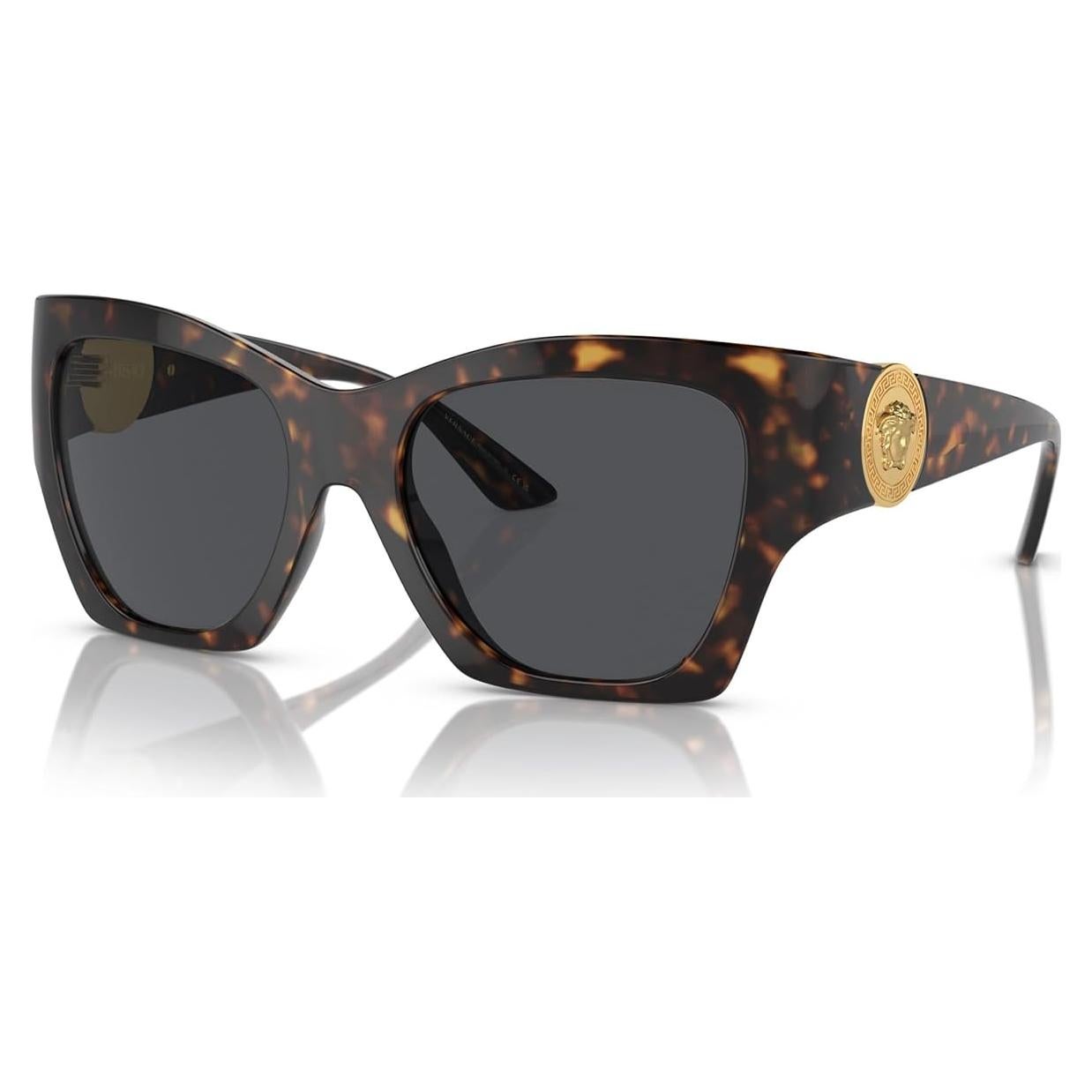 Gafas de sol Versace Mujer Marco Blanco Lentes Grises 50mm