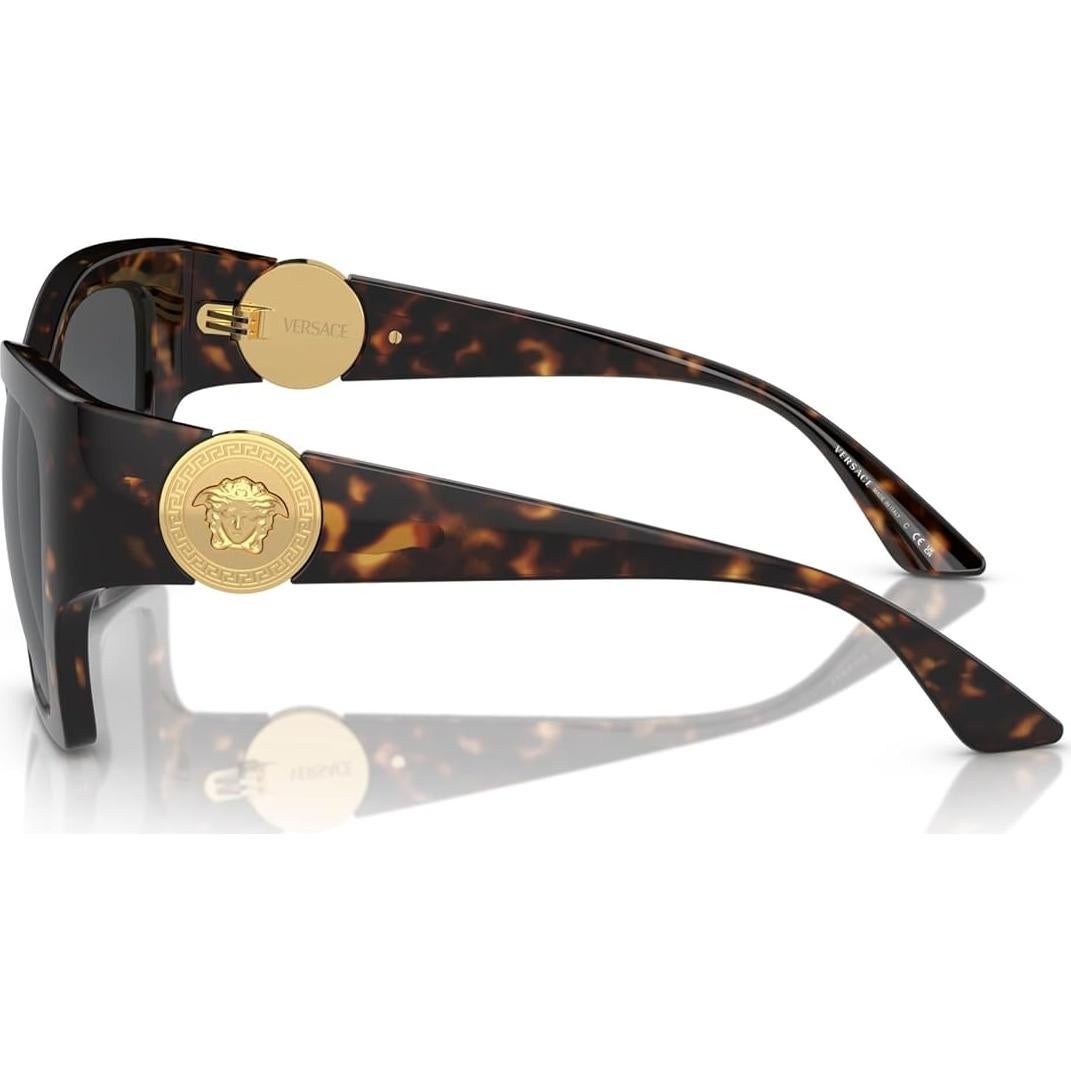 Gafas de sol Versace Mujer Marco Blanco Lentes Grises 50mm