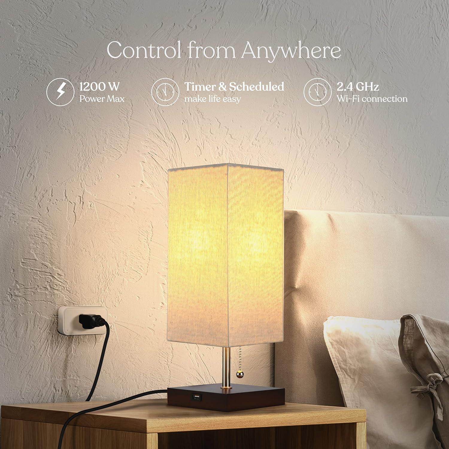 Enchufe Inteligente Brightech Wi-Fi 1200W - Compatible Alexa