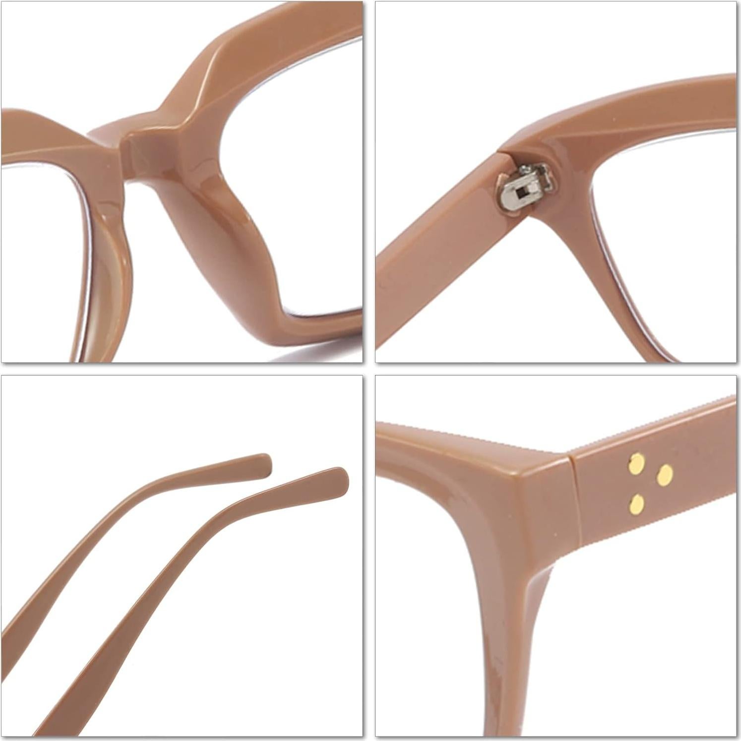 Gafas de Lectura REAVEE 2 Pack Retro Cuadradas 3.5x