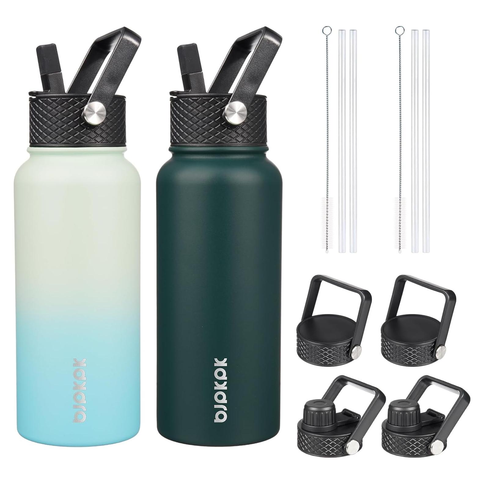 Botellas de Agua Aisladas BJPKPK 32oz Acero Inoxidable