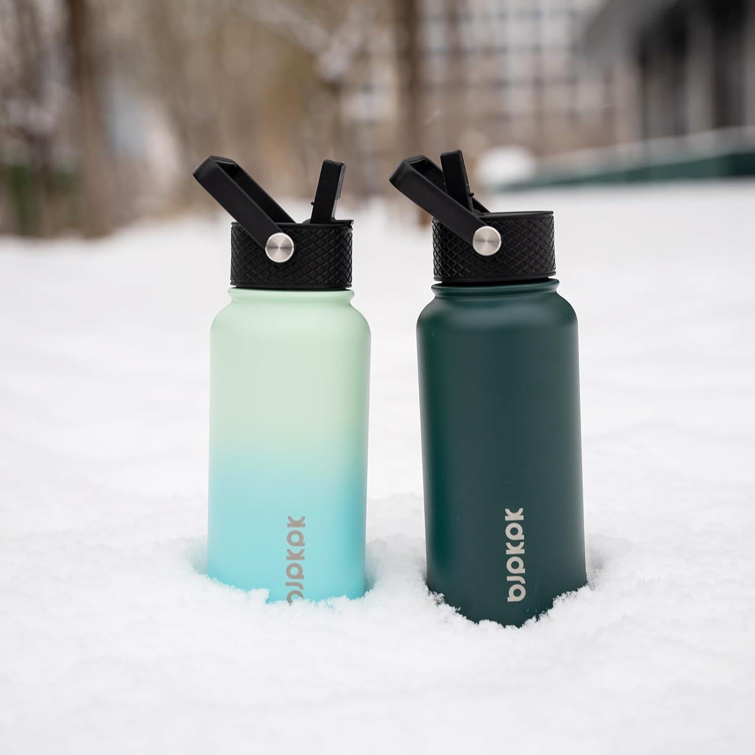 Botellas de Agua Aisladas BJPKPK 32oz Acero Inoxidable