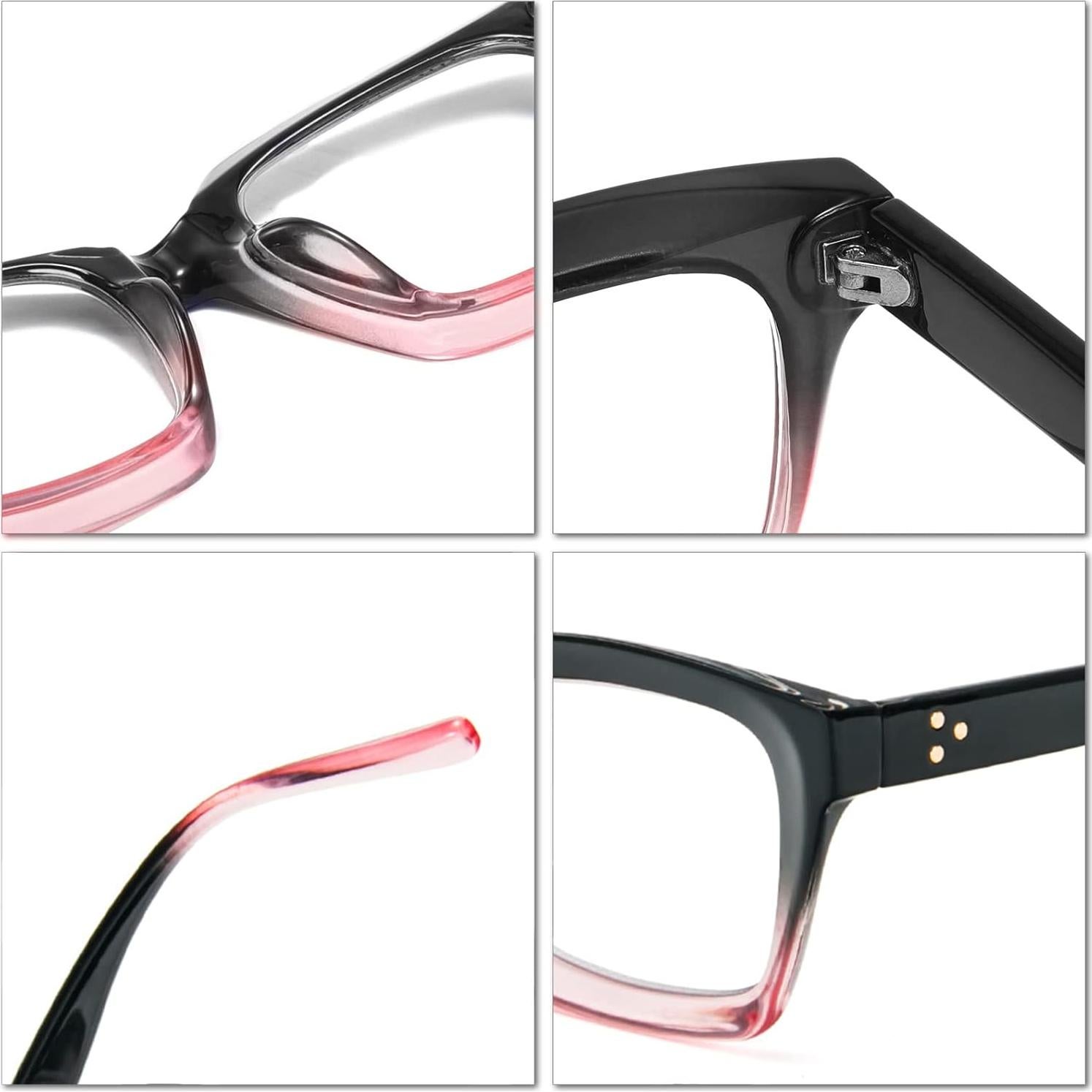 Gafas de Lectura REAVEE 2 Paquete Bloqueo Luz Azul Unisex