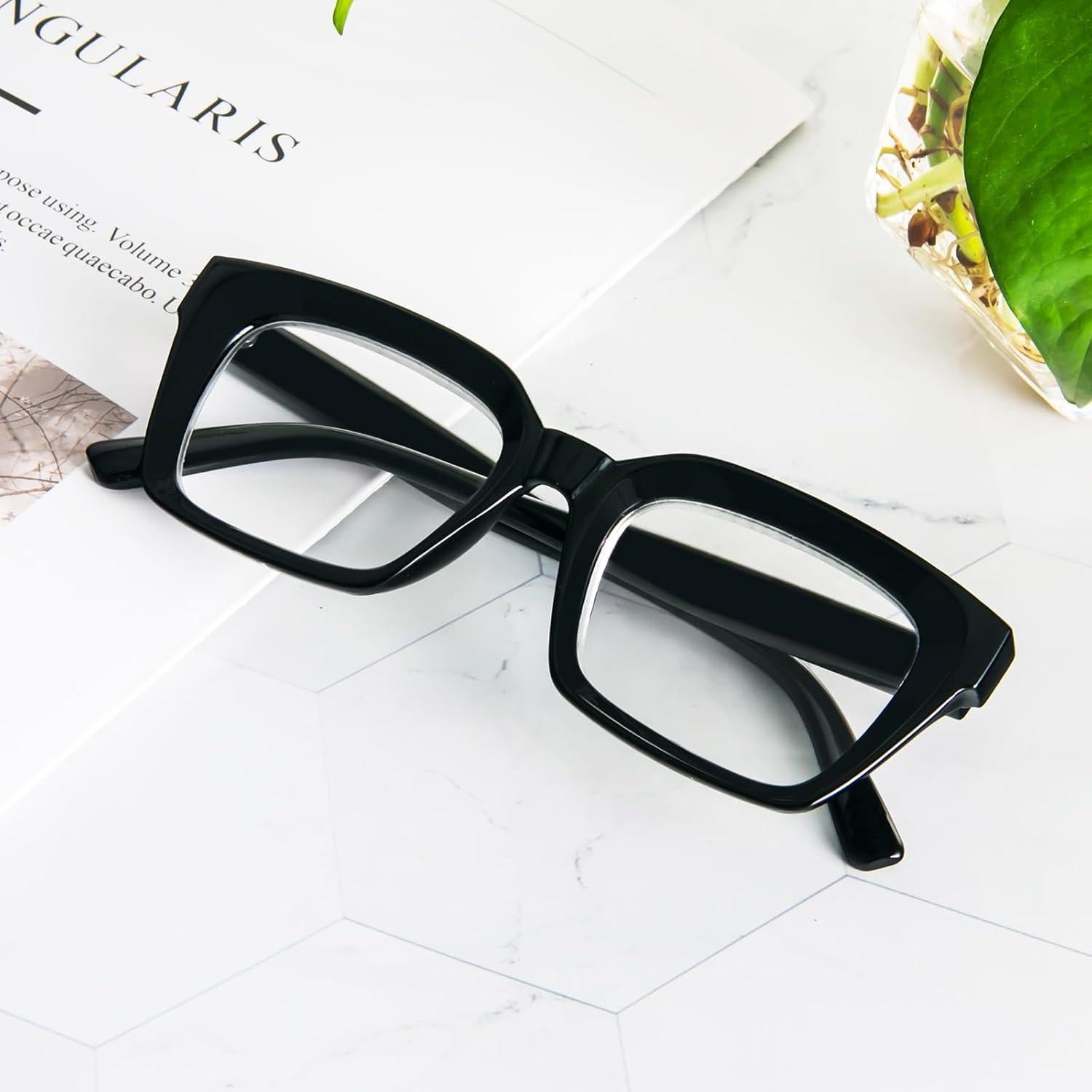 Gafas de Lectura REAVEE 2 Pack Estilo Oprah 2.5x