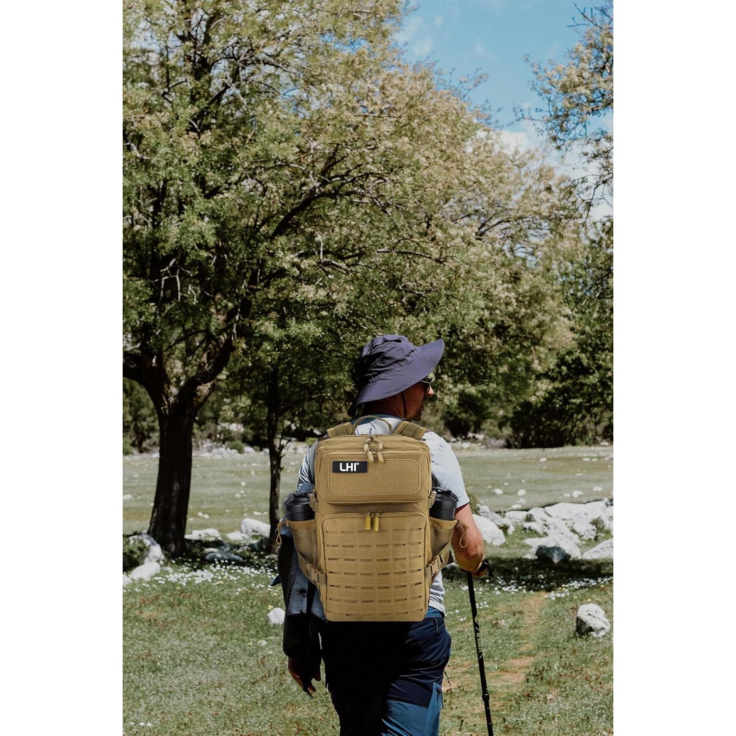 Mochila Táctica Militar LHI 45L Impermeable para 3 Días