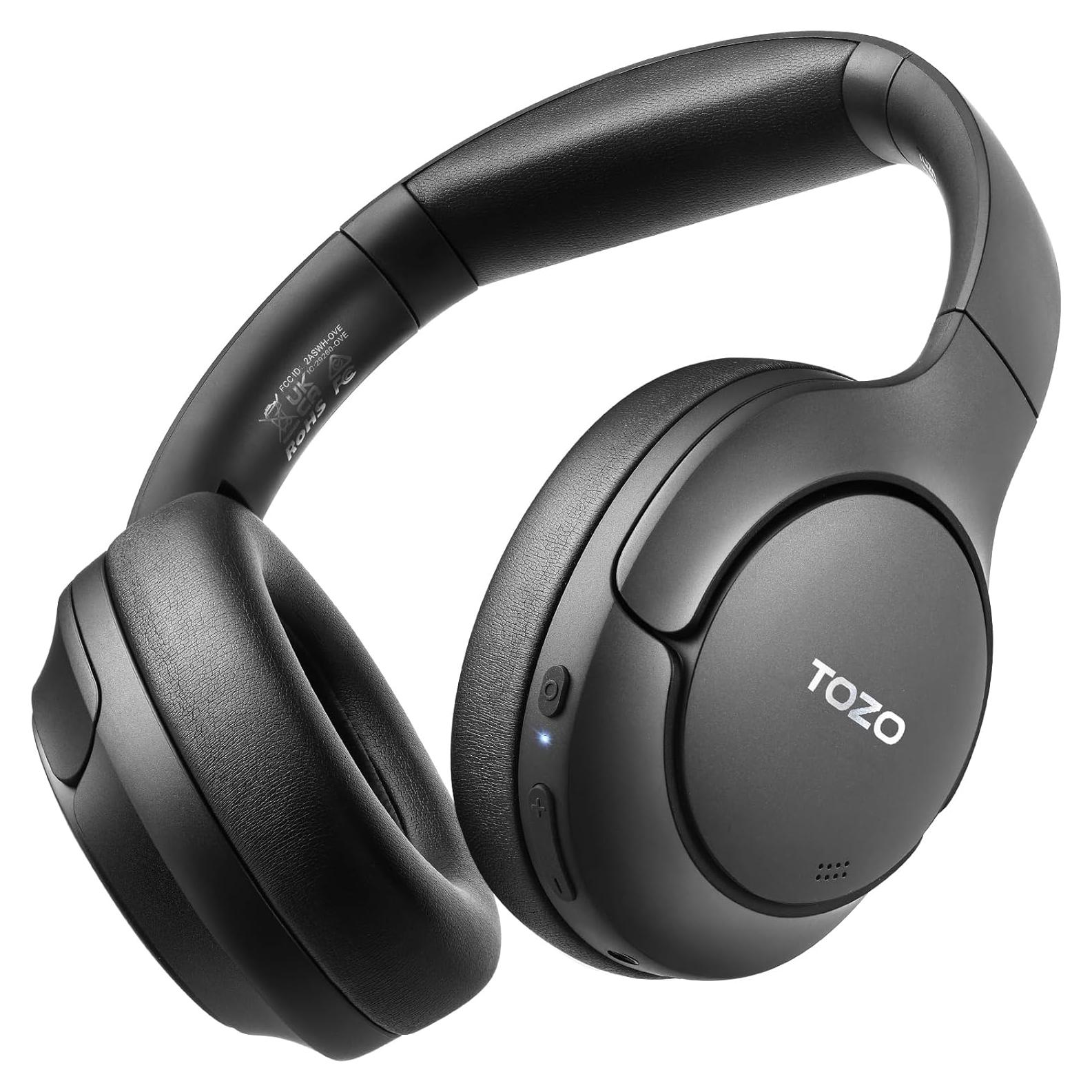 Auriculares TOZO HT2 Inalámbricos ANC 60H Bluetooth Negro
