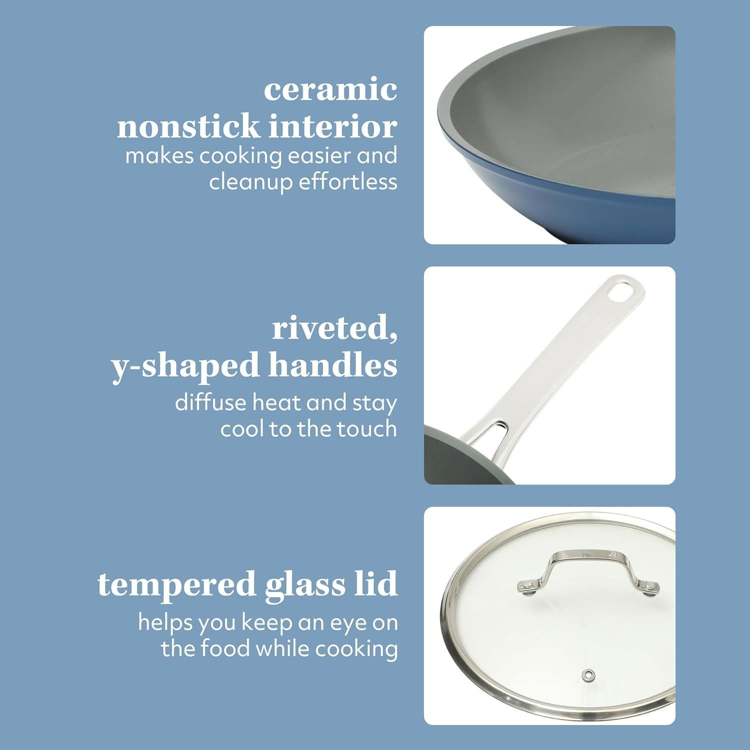 Juego de Utensilios de Cocina 10 Pzas Sur La Table Azul