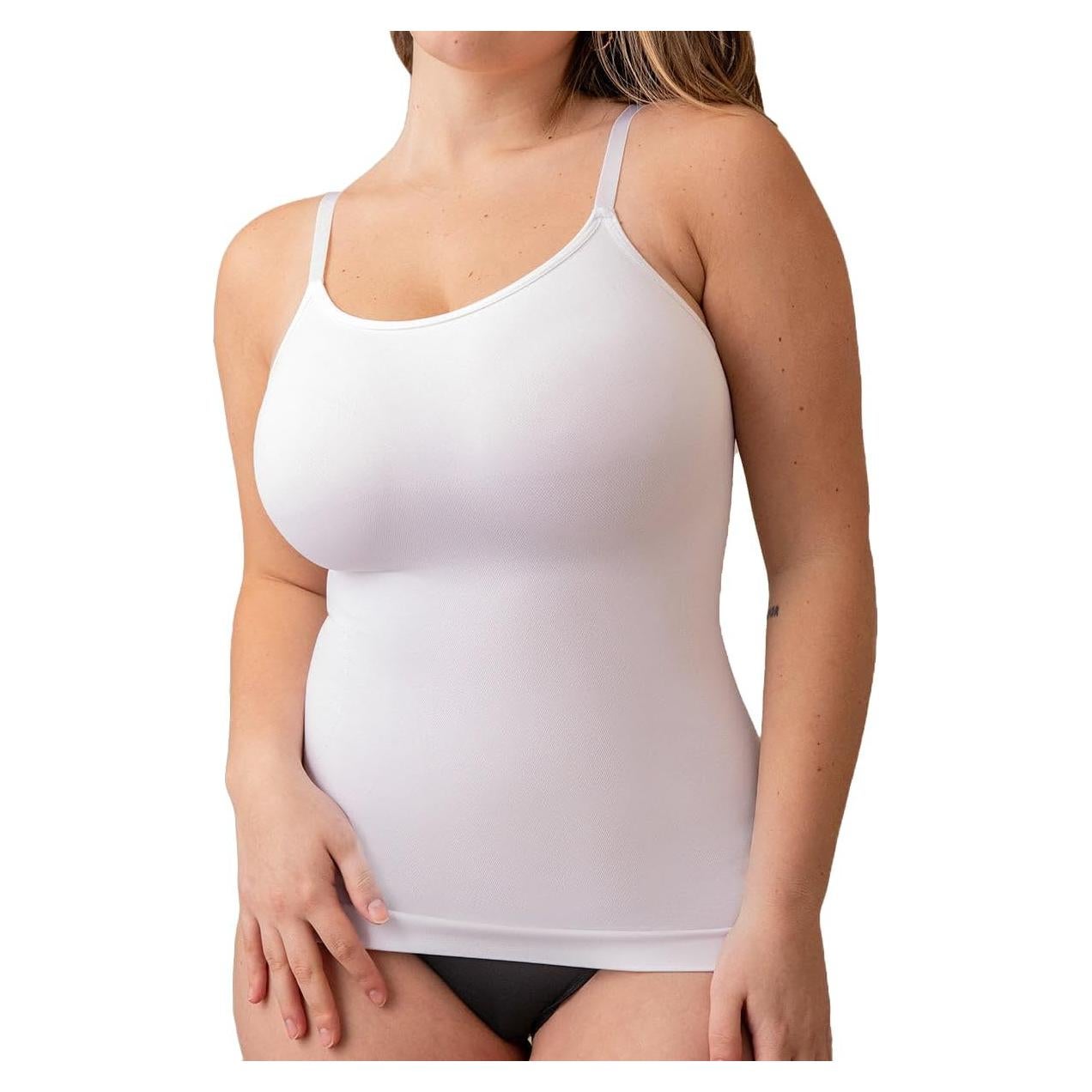 Camiseta Shapewear Shapermint Control Abdomen Mujer XL Blanca