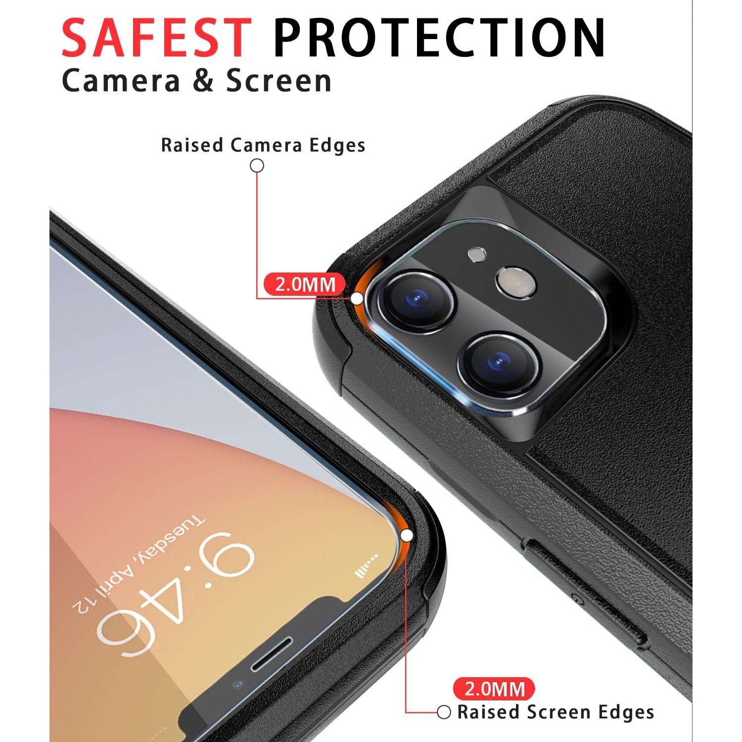 Funda Diverbox para iPhone 11 Protección 3 en 1 Negra