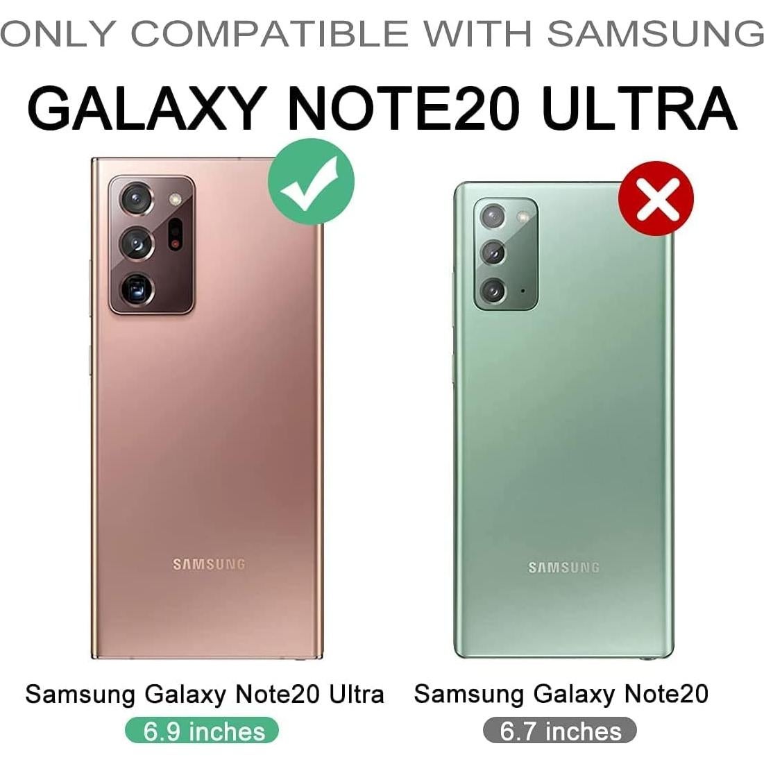 Funda Dexnor para Samsung Galaxy Note 20 Ultra 5G Negra