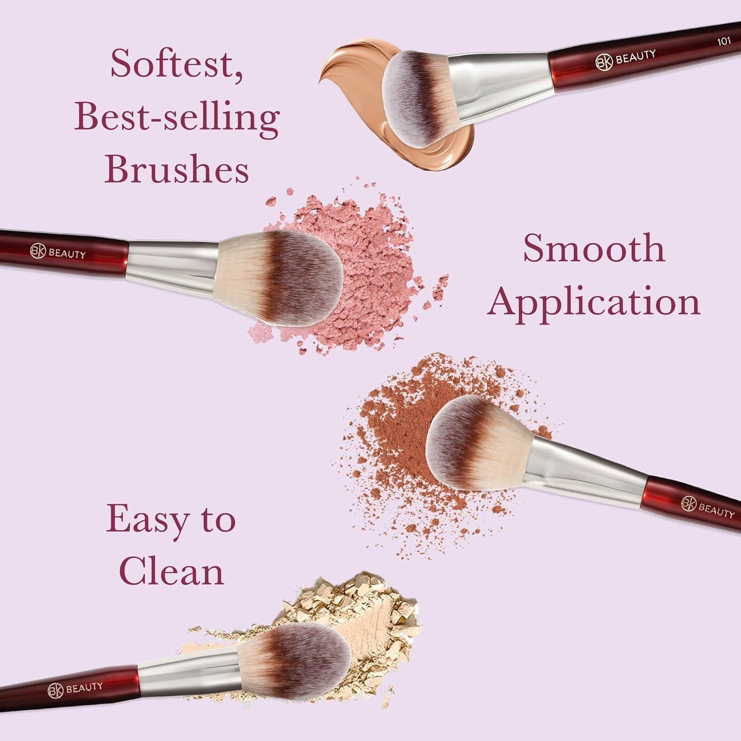 Juego de Brochas BK BEAUTY 4 Piezas para Maquillaje