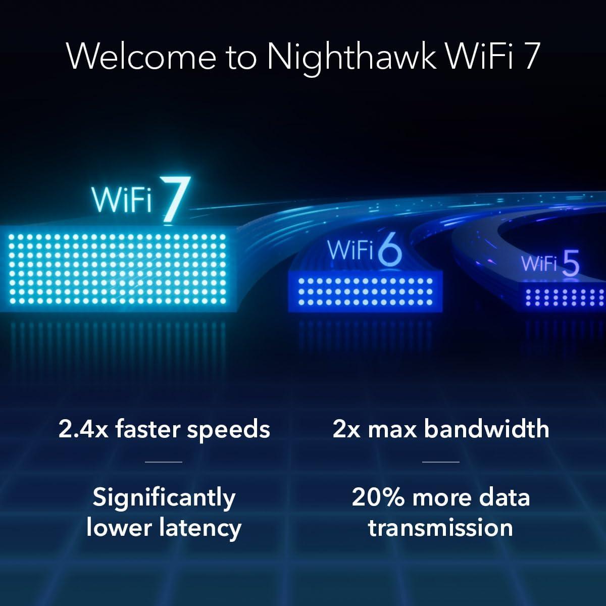 Router NETGEAR Nighthawk RS300 WiFi 7 9.3Gbps 100 Dispositivos