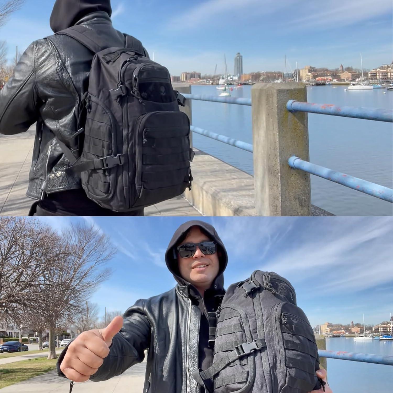 Mochila Táctica Trailkicker 35L Negra para Portátil