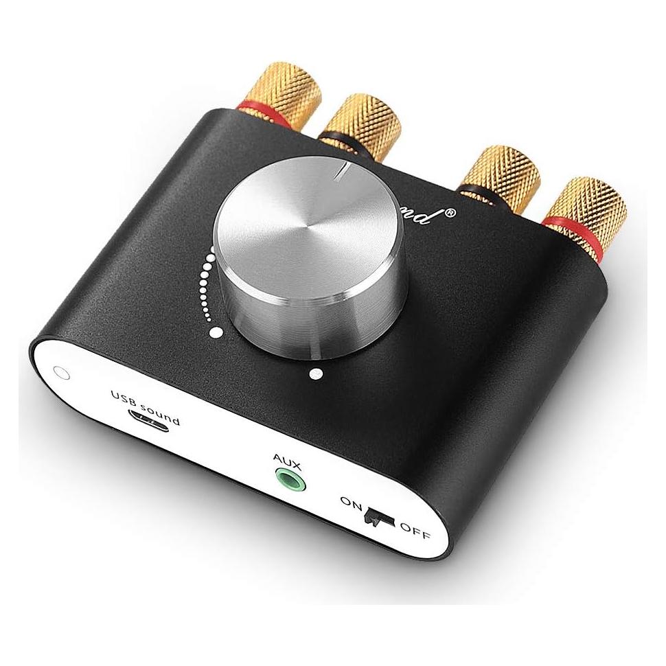 Amplificador Nobsound Mini Bluetooth 5.0 100W Hi-Fi 2.0