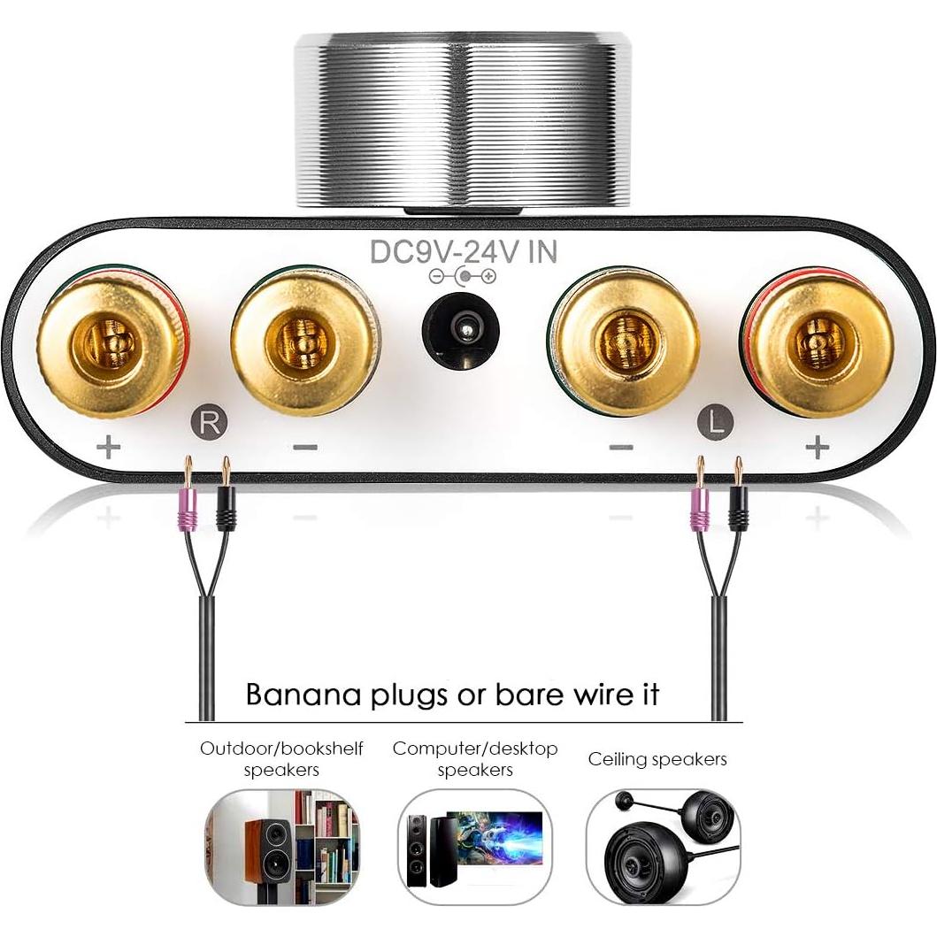 Amplificador Nobsound Mini Bluetooth 5.0 100W Hi-Fi 2.0