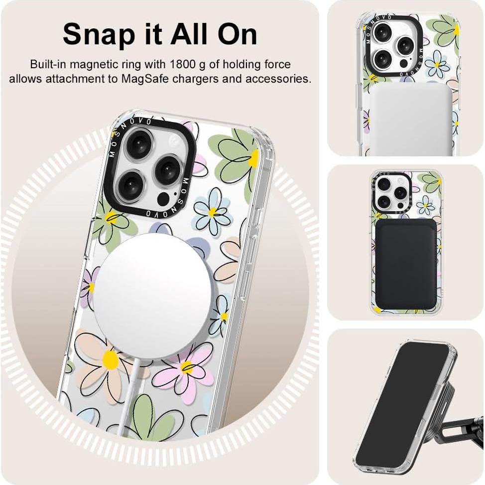 Funda MOSNOVO para iPhone 16 Pro Max - Protección Militar