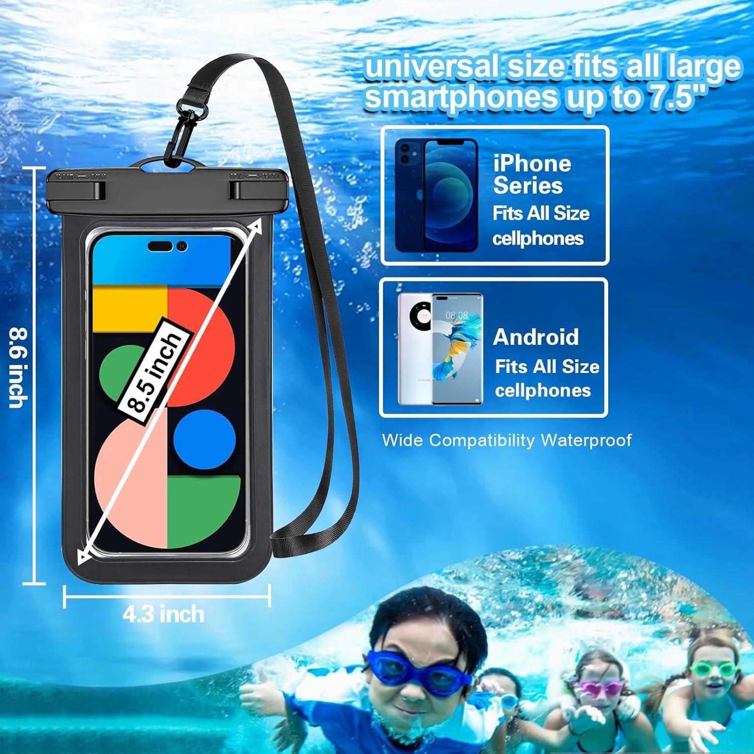 Funda Impermeable Famoby Multicolor para Teléfonos hasta 19 cm