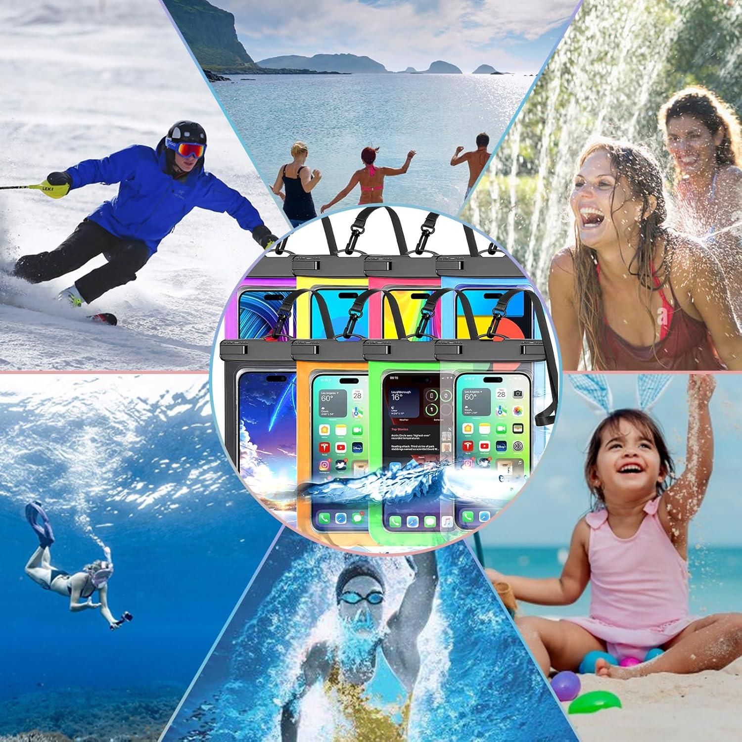 Funda Impermeable Famoby Multicolor para Teléfonos hasta 19 cm