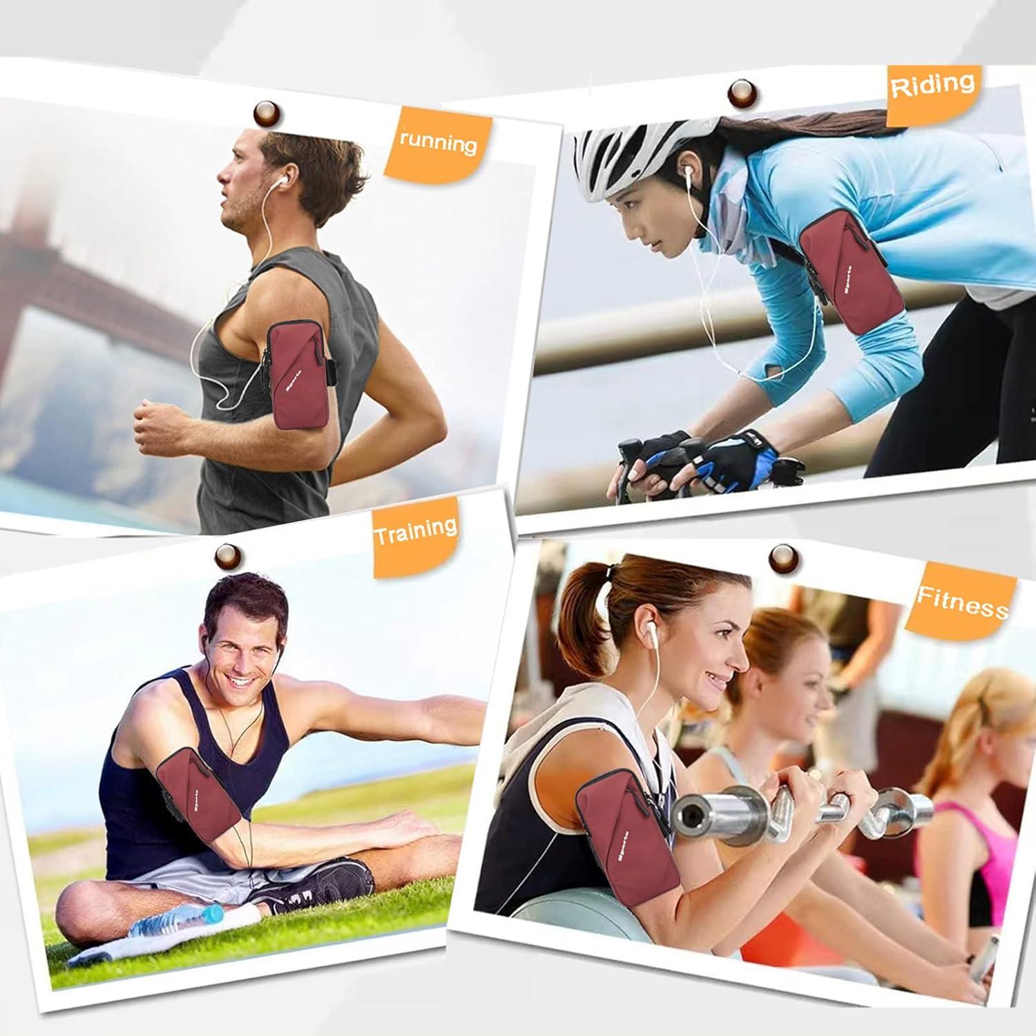 Banda para Brazo Prime Comfort, Rojo, 6.7" para Móvil