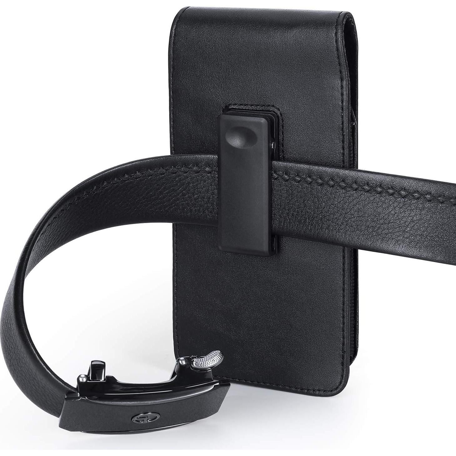 Funda Cuero BECPLT Rotativa 360° para Galaxy e iPhone