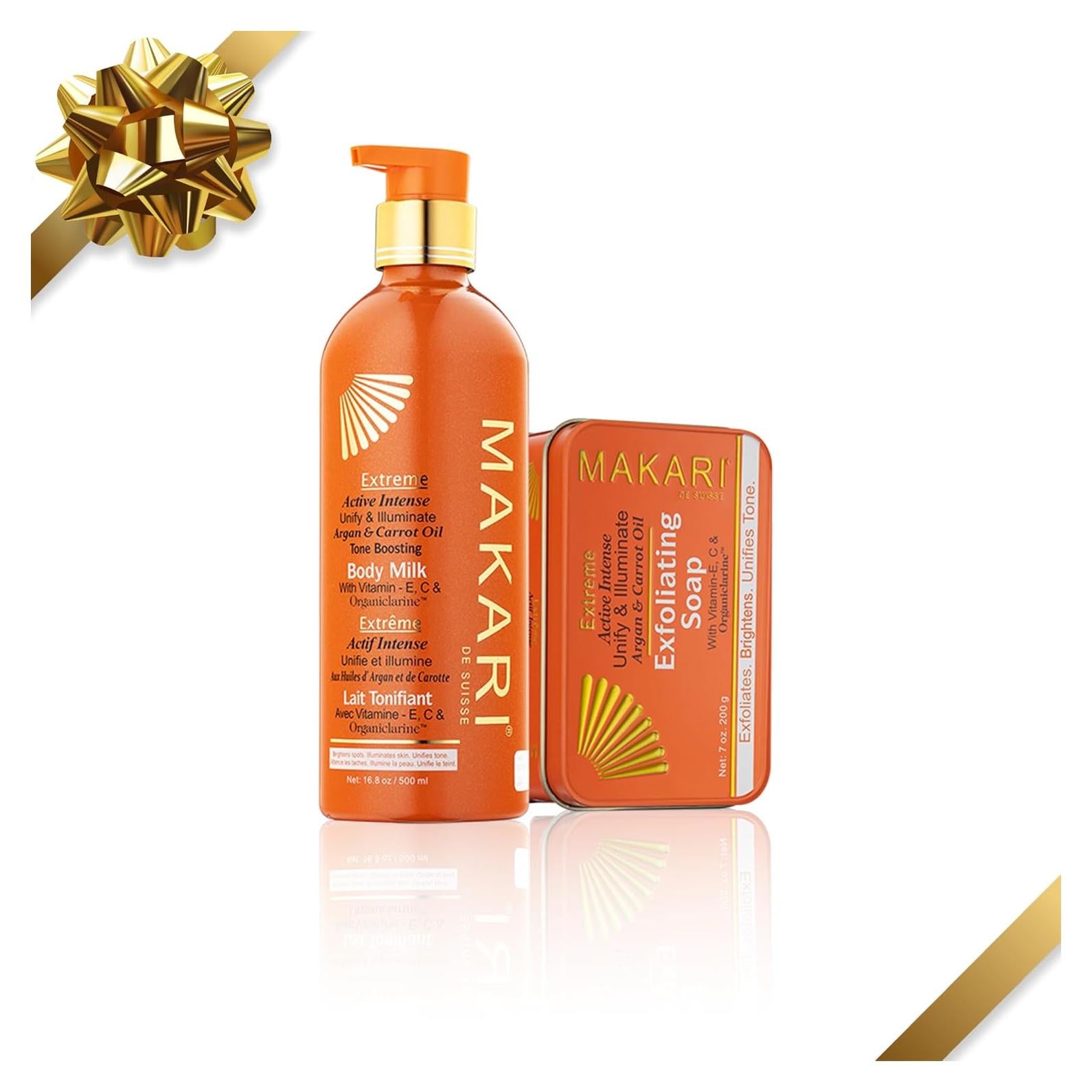 Set de Cuidado de Piel MAKARI con Jabón y Loción 2 Piezas