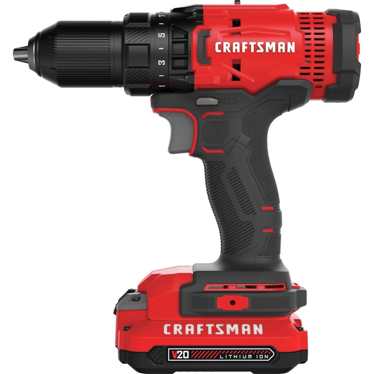 Taladro Atornillador Inalámbrico Craftsman V20 20V 1,27 cm