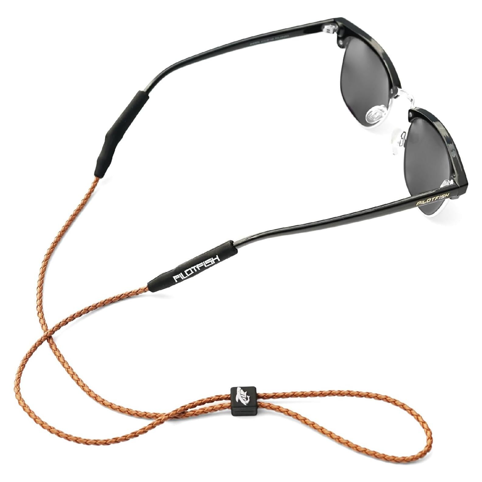 Correa de Gafas Pilotfish de Cuero Trenzado Unisex