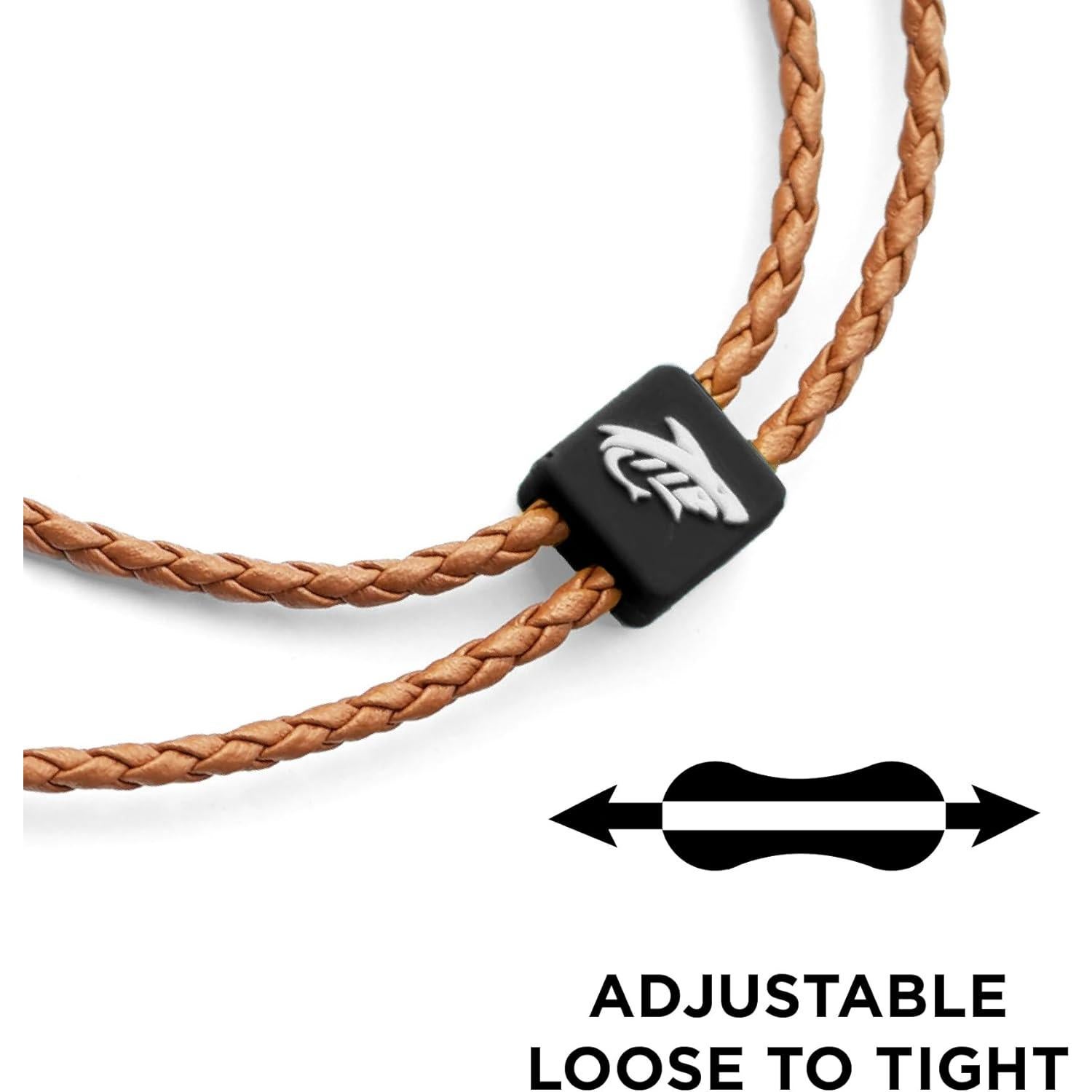 Correa de Gafas Pilotfish de Cuero Trenzado Unisex