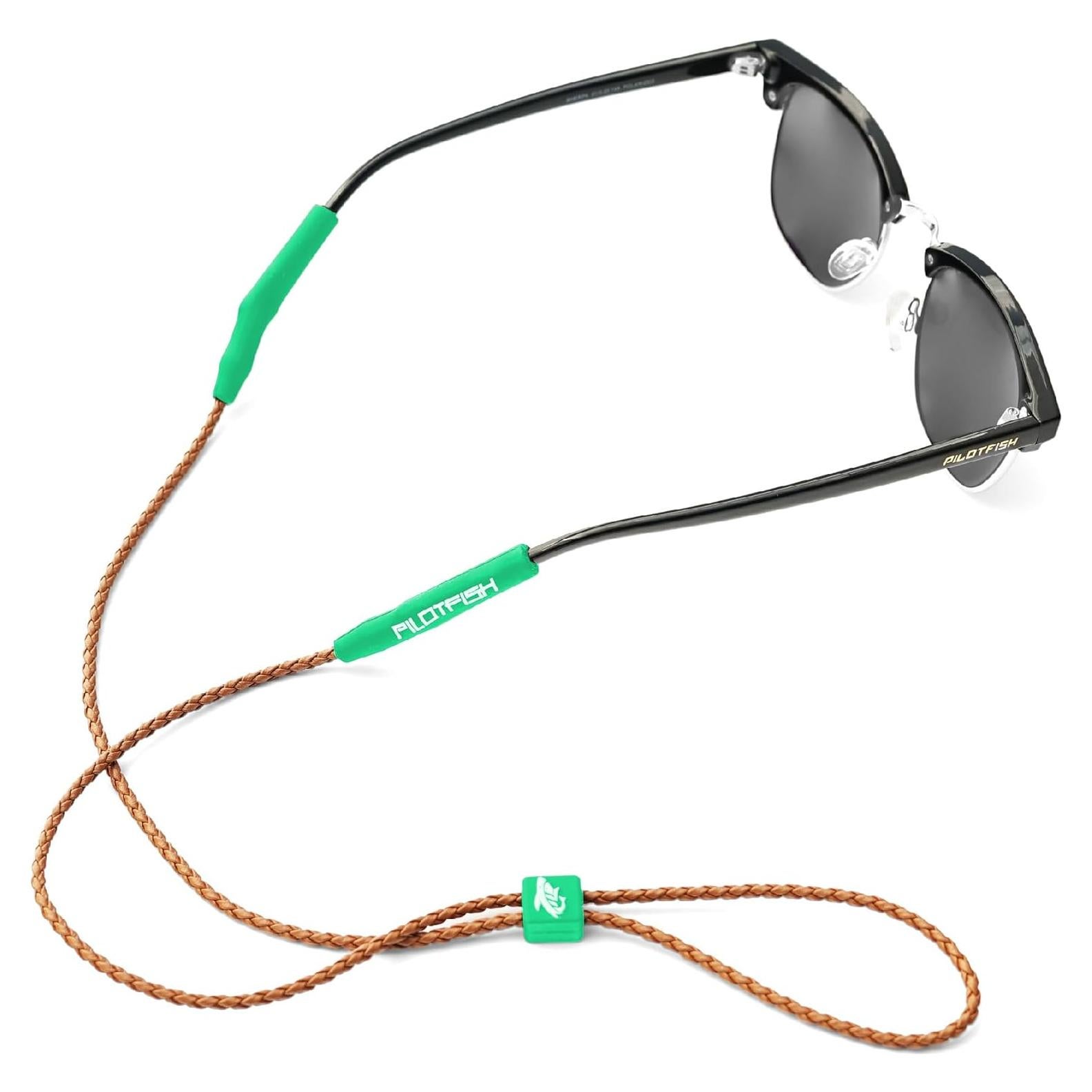 Correa de Gafas Pilotfish de Cuero Trenzado Unisex