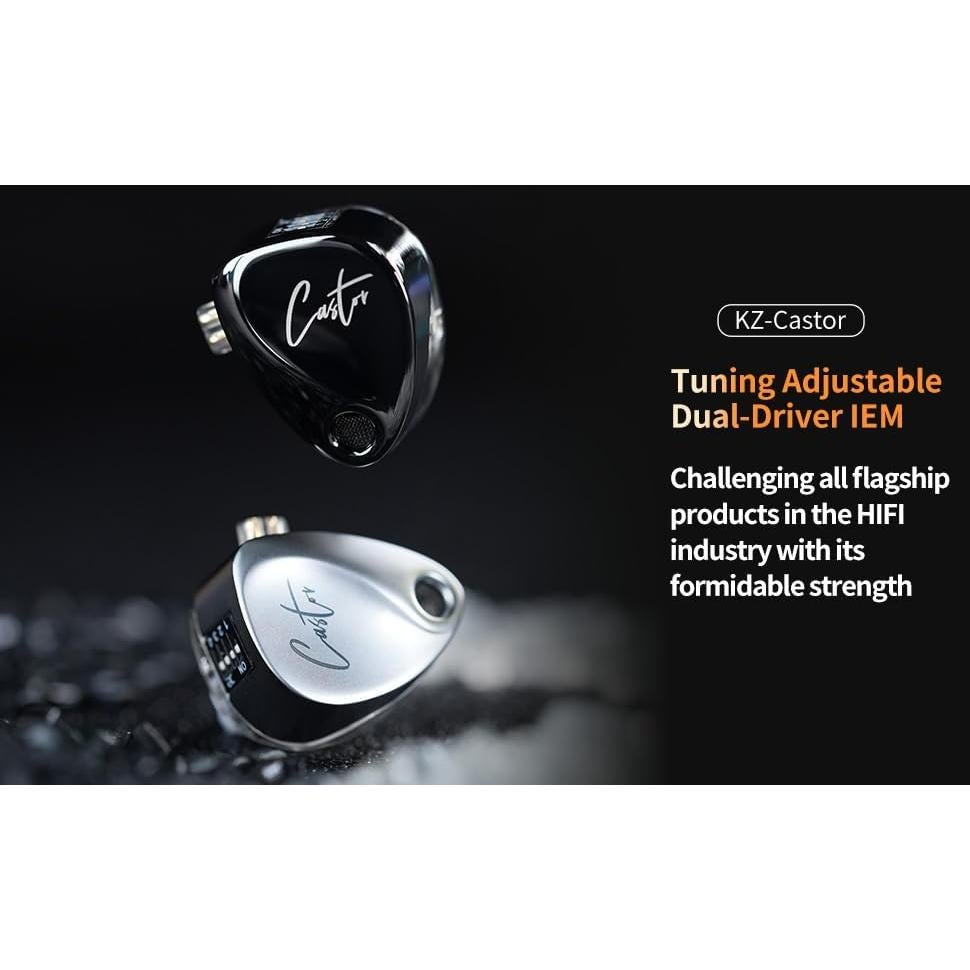 Auriculares KZ Castor In Ear HiFi con Graves Mejorados