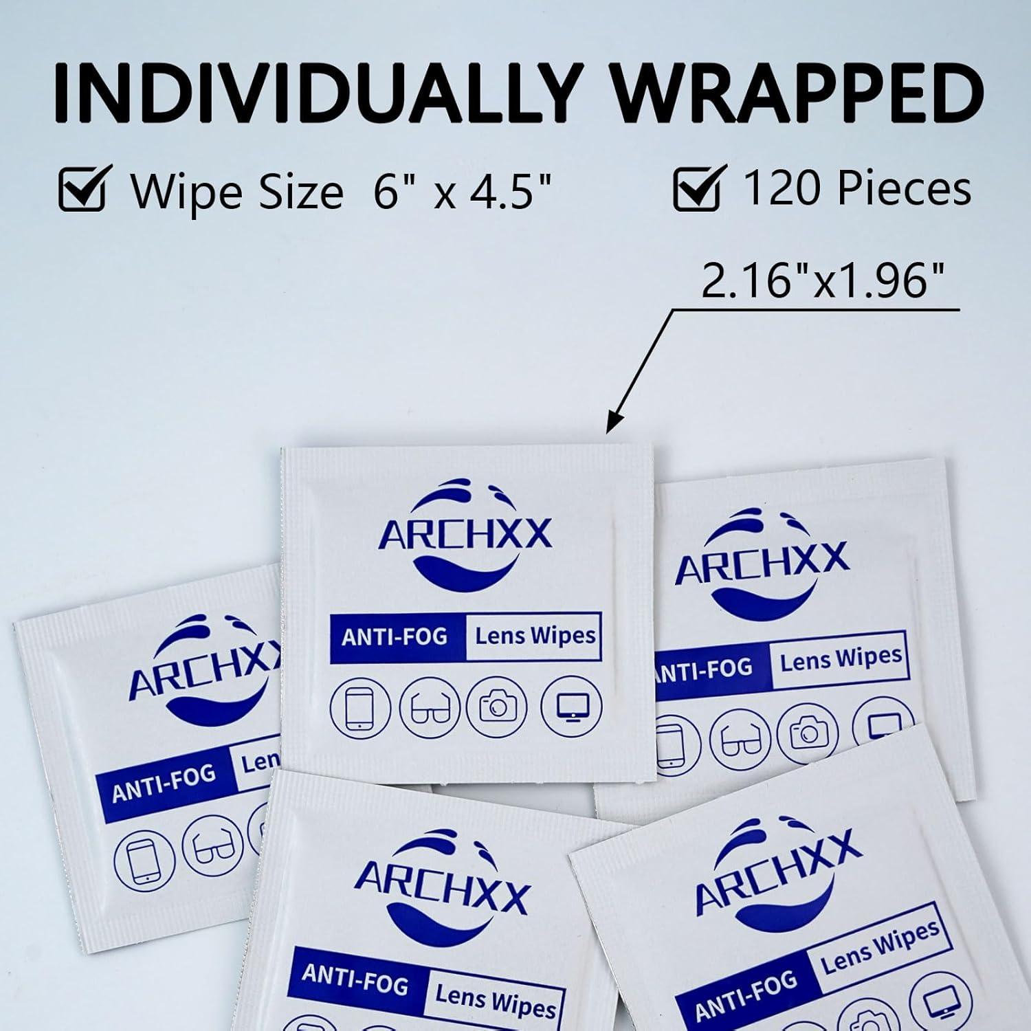 Toallitas Antivaho Archxx 240 Unidades Limpieza Lentes