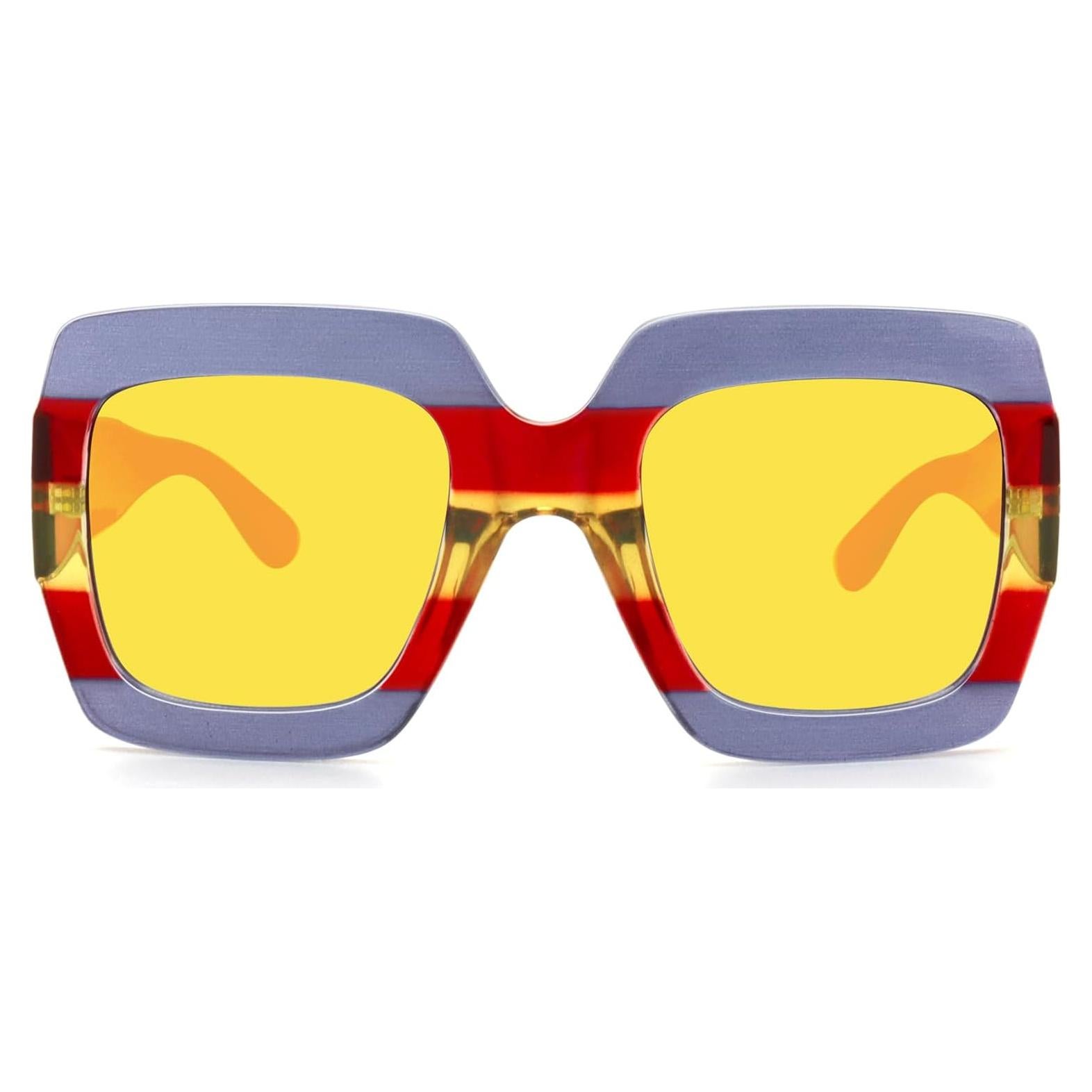 Gafas de sol cuadradas STORYCOAST UV400 para mujeres