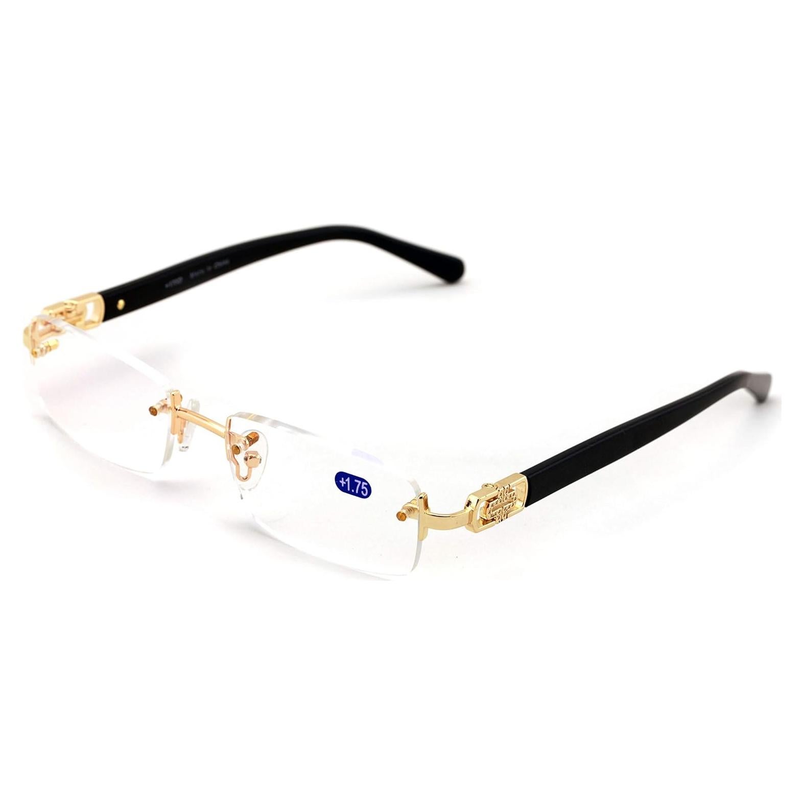 Gafas de lectura Vision World Oro 2.75x sin marco