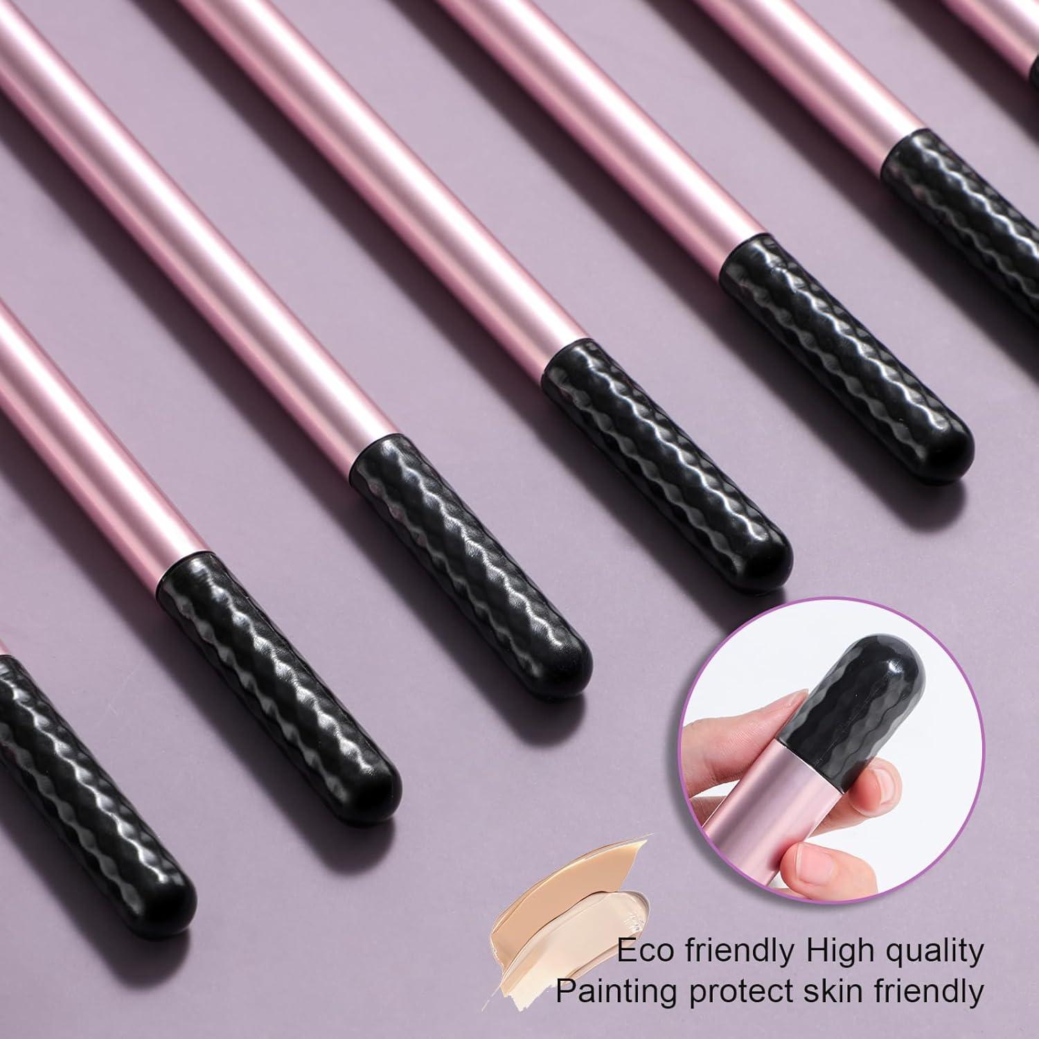 Conjunto de Brochas de Maquillaje BS-MALL 16 Piezas Morado