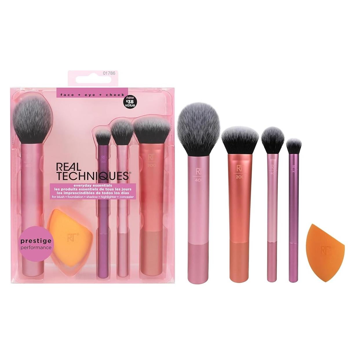 Conjunto de Brochas de Maquillaje Real Techniques 5 Piezas