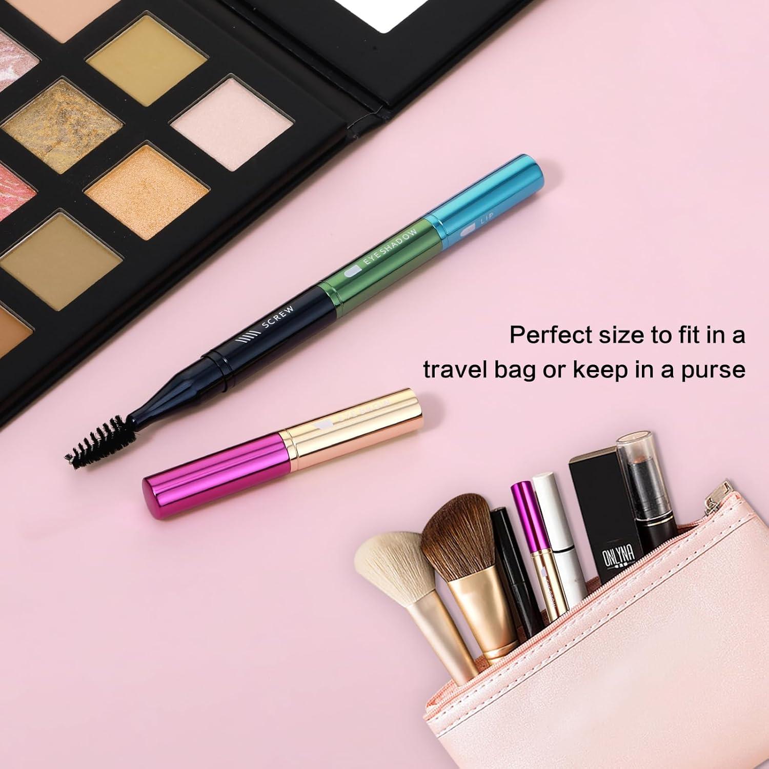 Set de Brochas de Maquillaje 4 en 1 Simmaro Portátil