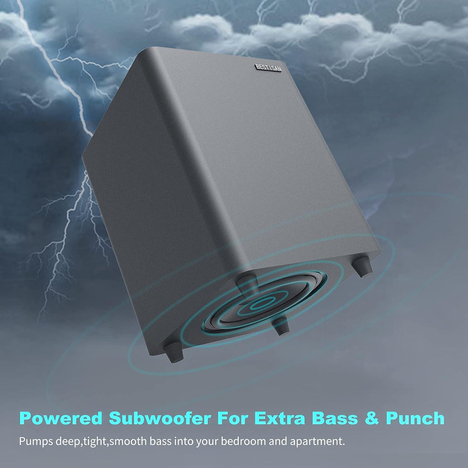 Subwoofer Bestisan SW65C 6.5" Compacto para Audio Hogar