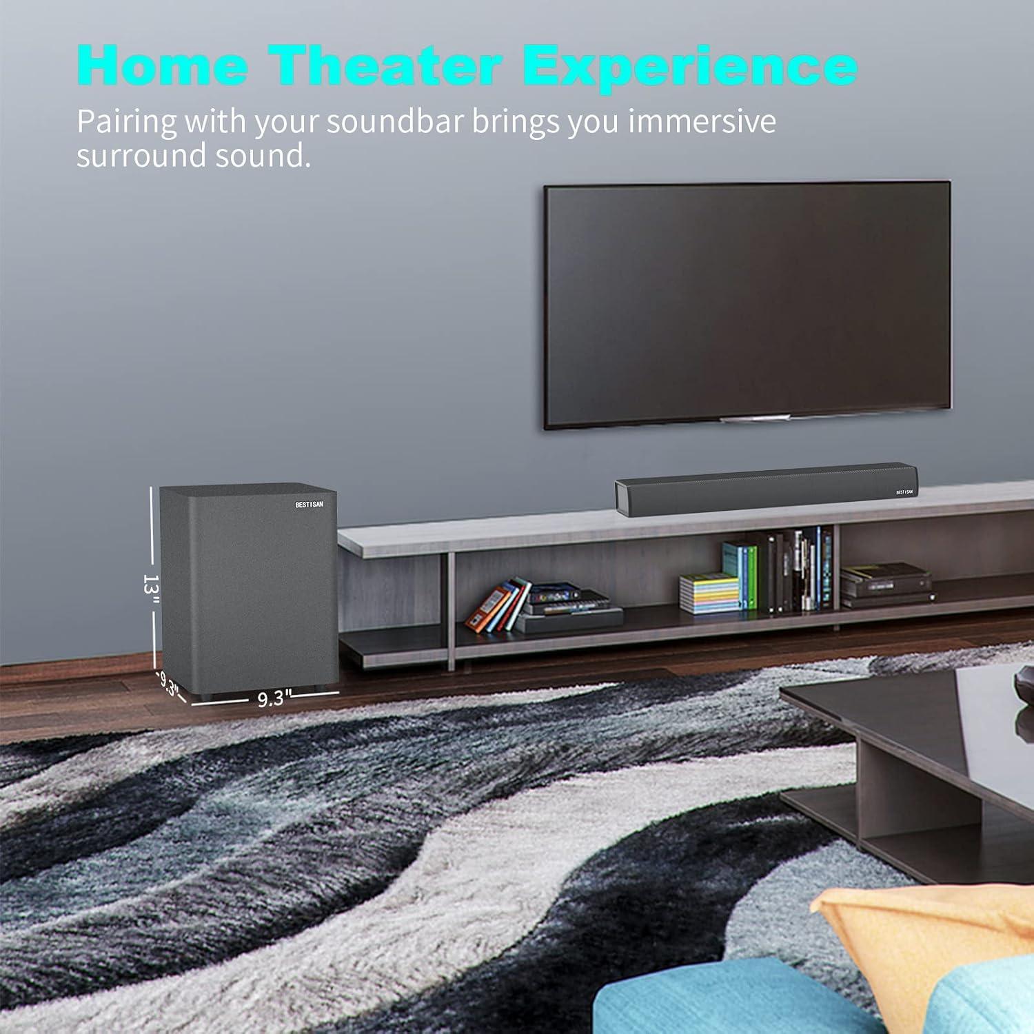 Subwoofer Bestisan SW65C 6.5" Compacto para Audio Hogar