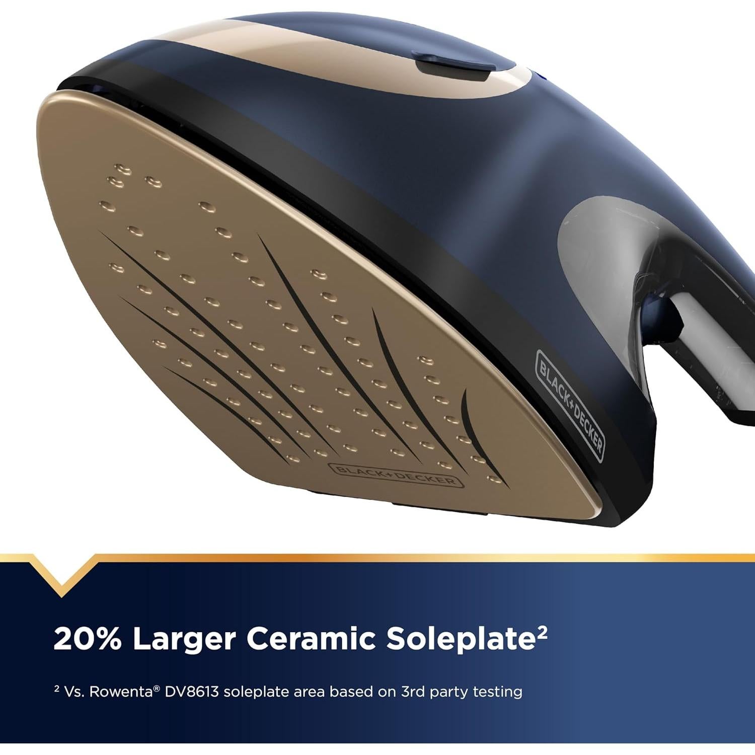 Plancha y Vaporizador 2-en-1 BLACK+DECKER 180% Más Vapor