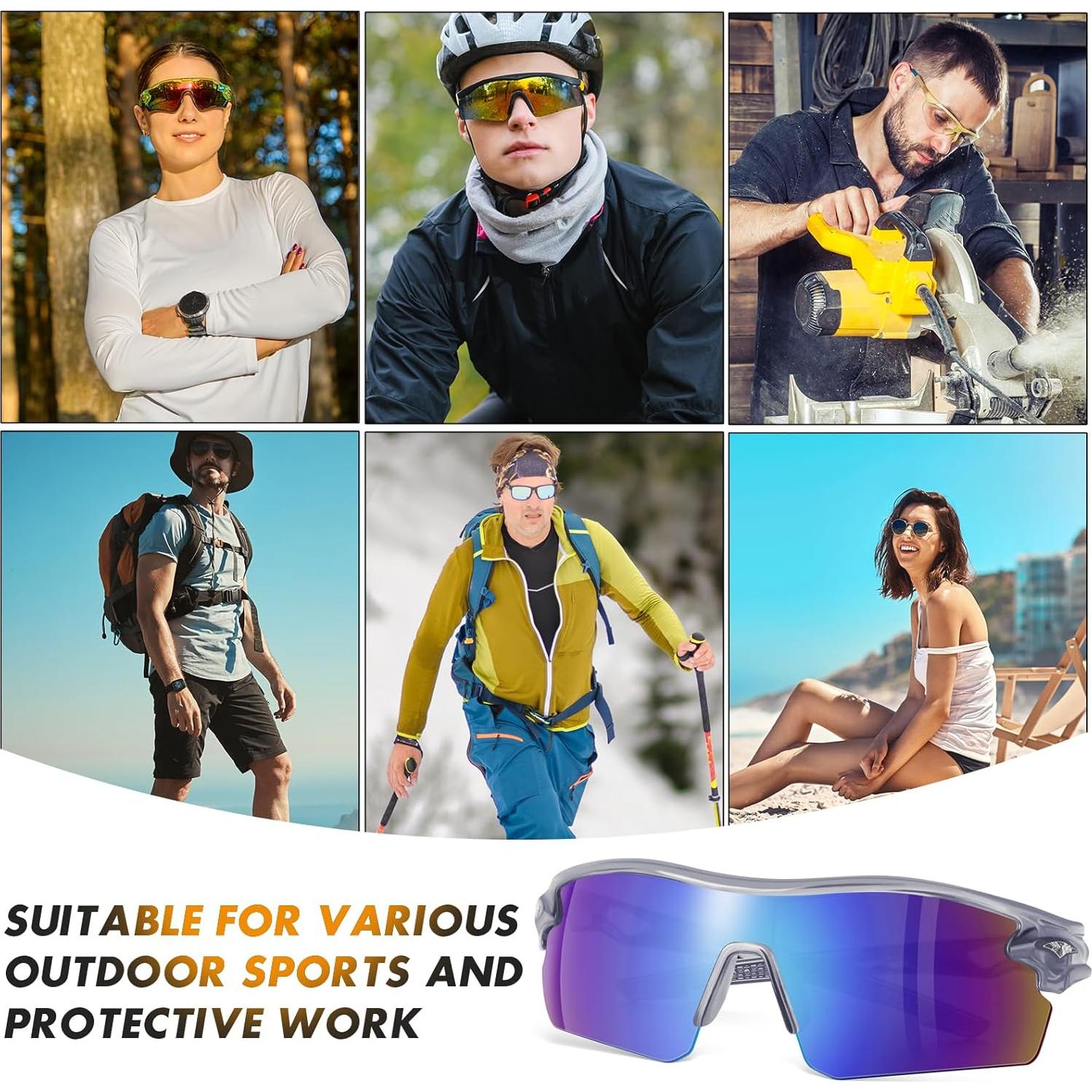 Paquete de 12 Gafas de Seguridad YENPK ANSI Z87.1 UV