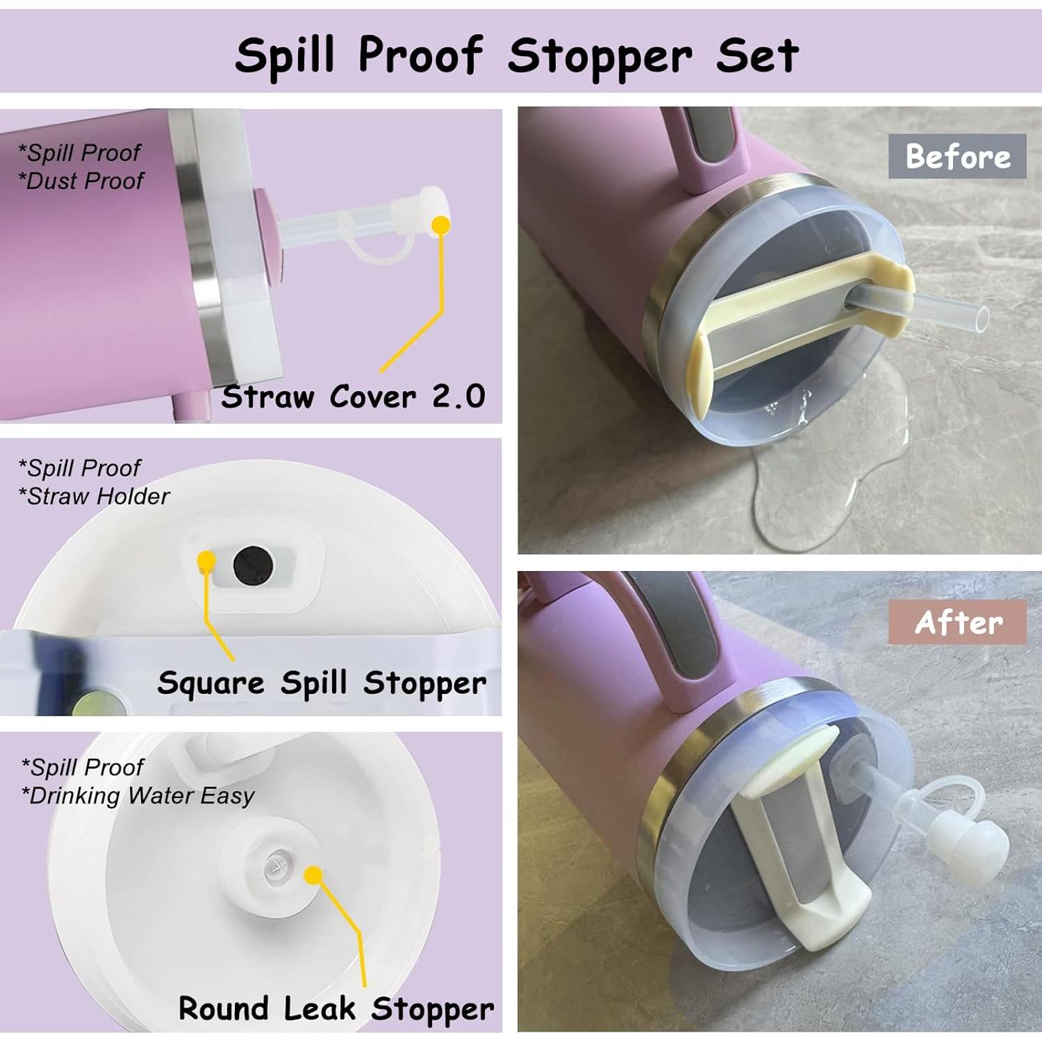 Juego de Accesorios Vikgle para Stanley Cup 30 y 40 Oz