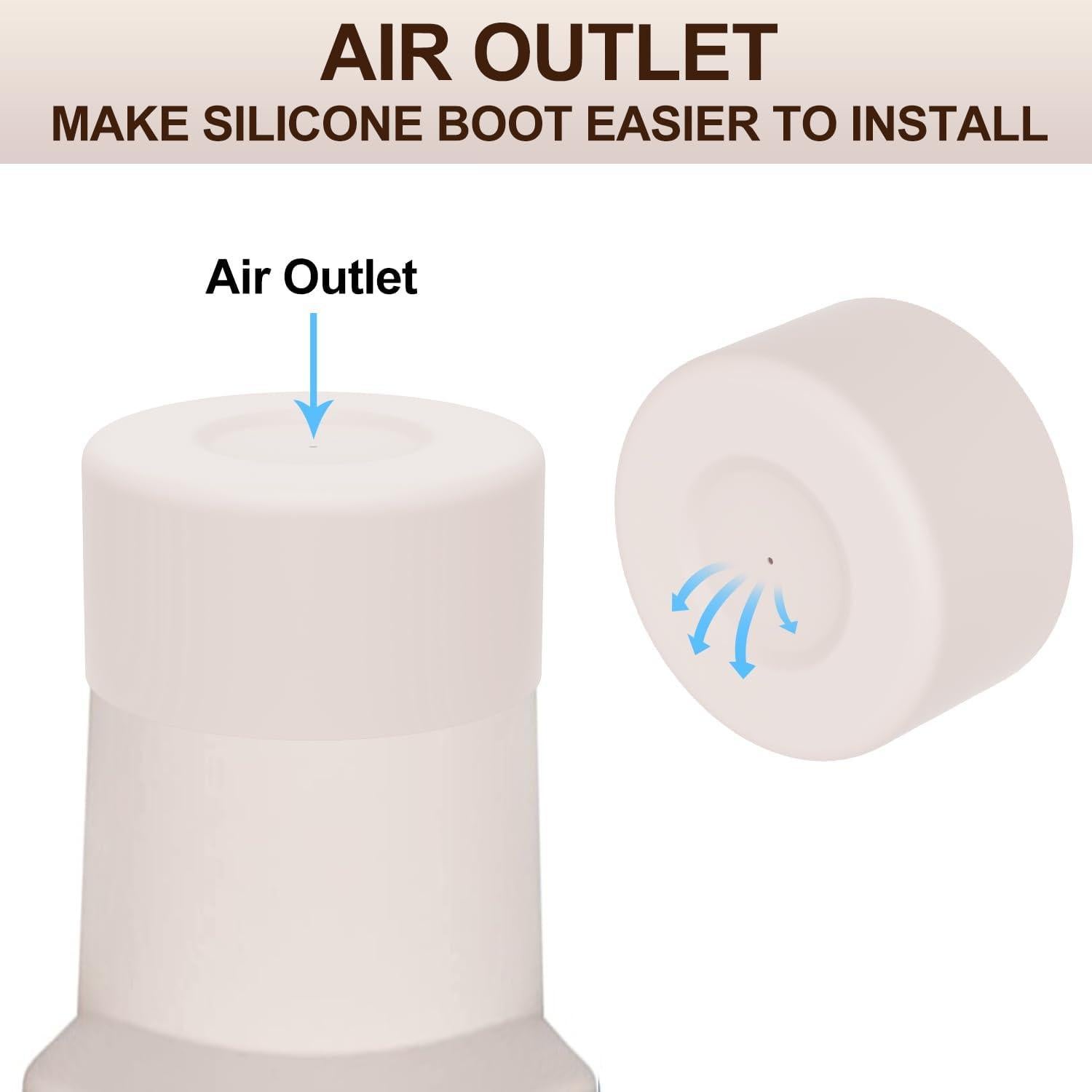 Bota de Silicona Affute para Taza Stanley 20-40 oz Rosa