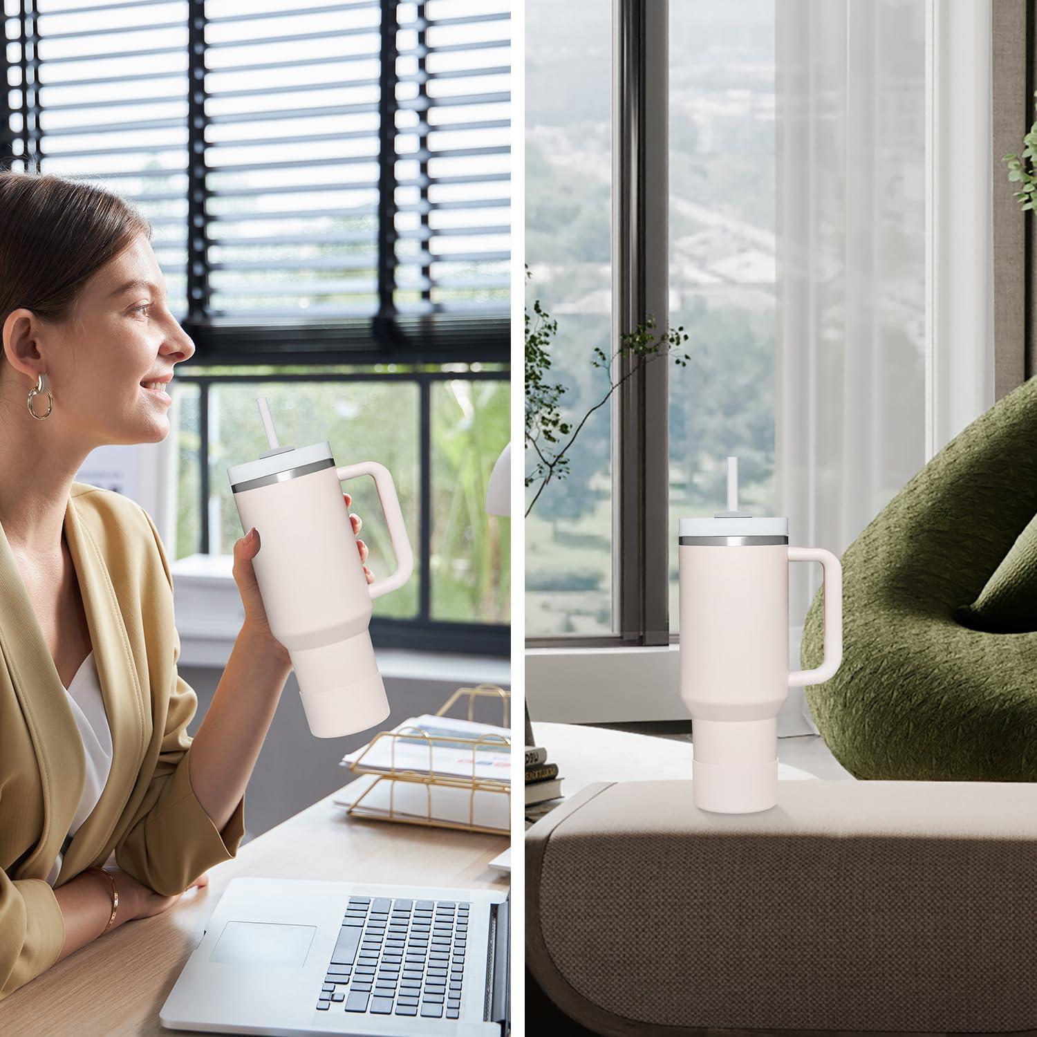 Bota de Silicona Affute para Taza Stanley 20-40 oz Rosa