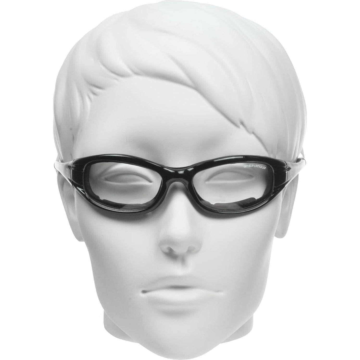 Bikershades Motorcycle Sunglasses Foam Padded PETITE Women, Girls and Boys.