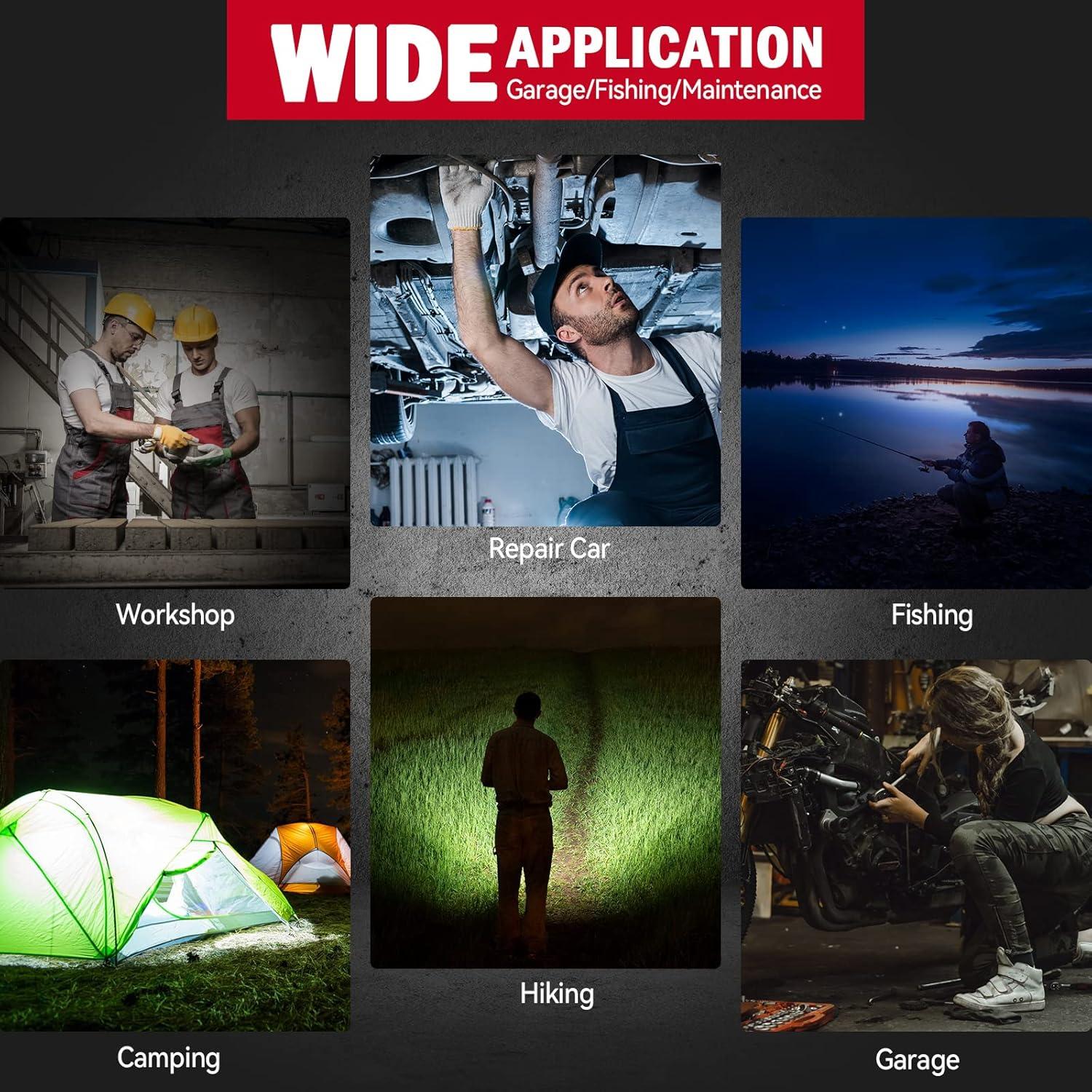 Luz de trabajo LED Ecarke 60W 6000LM para Milwaukee M18