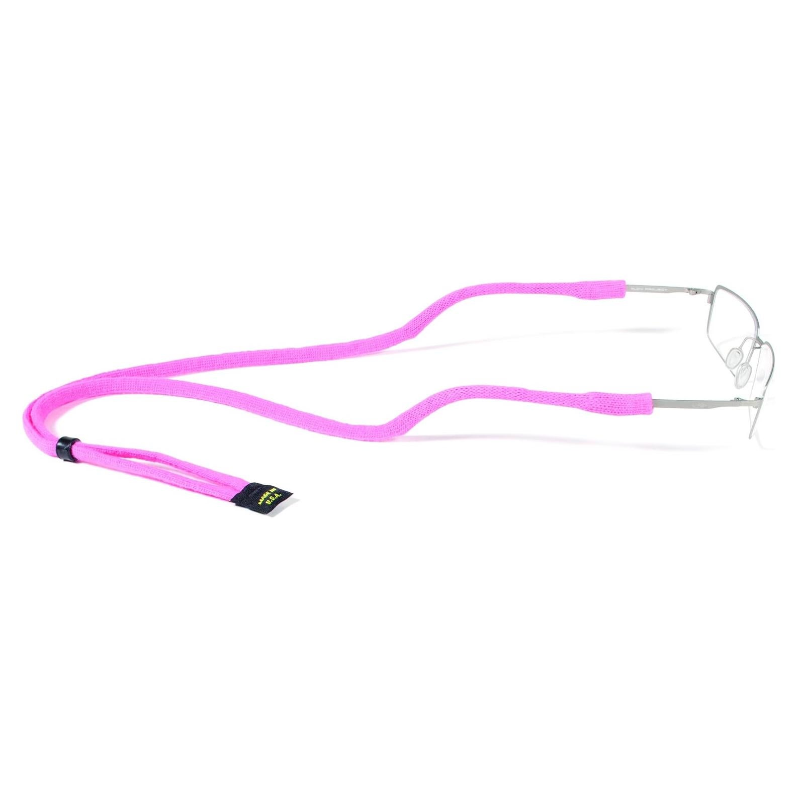 Retenedor de Gafas Croakies Micro Rosa Ajustable 40,6 cm